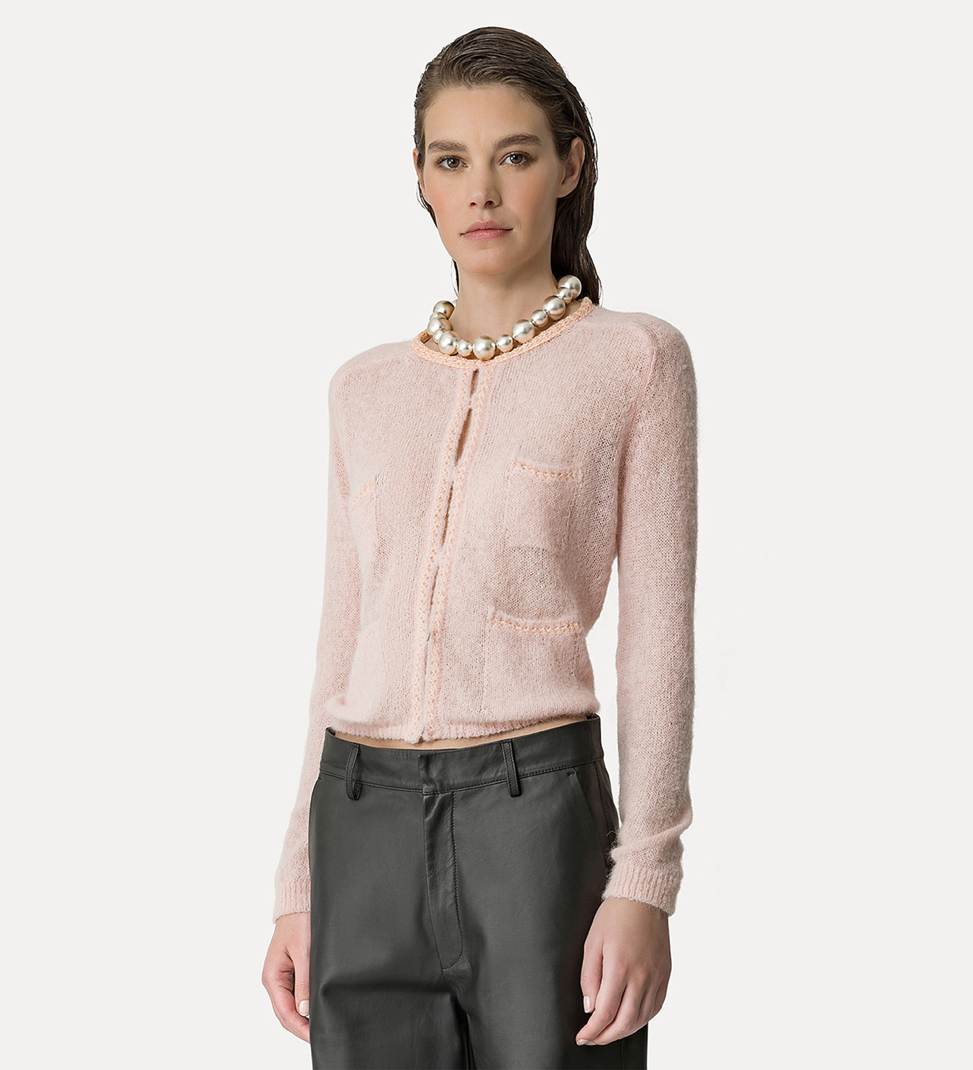 alpaca cardigan oyster | forte_forte