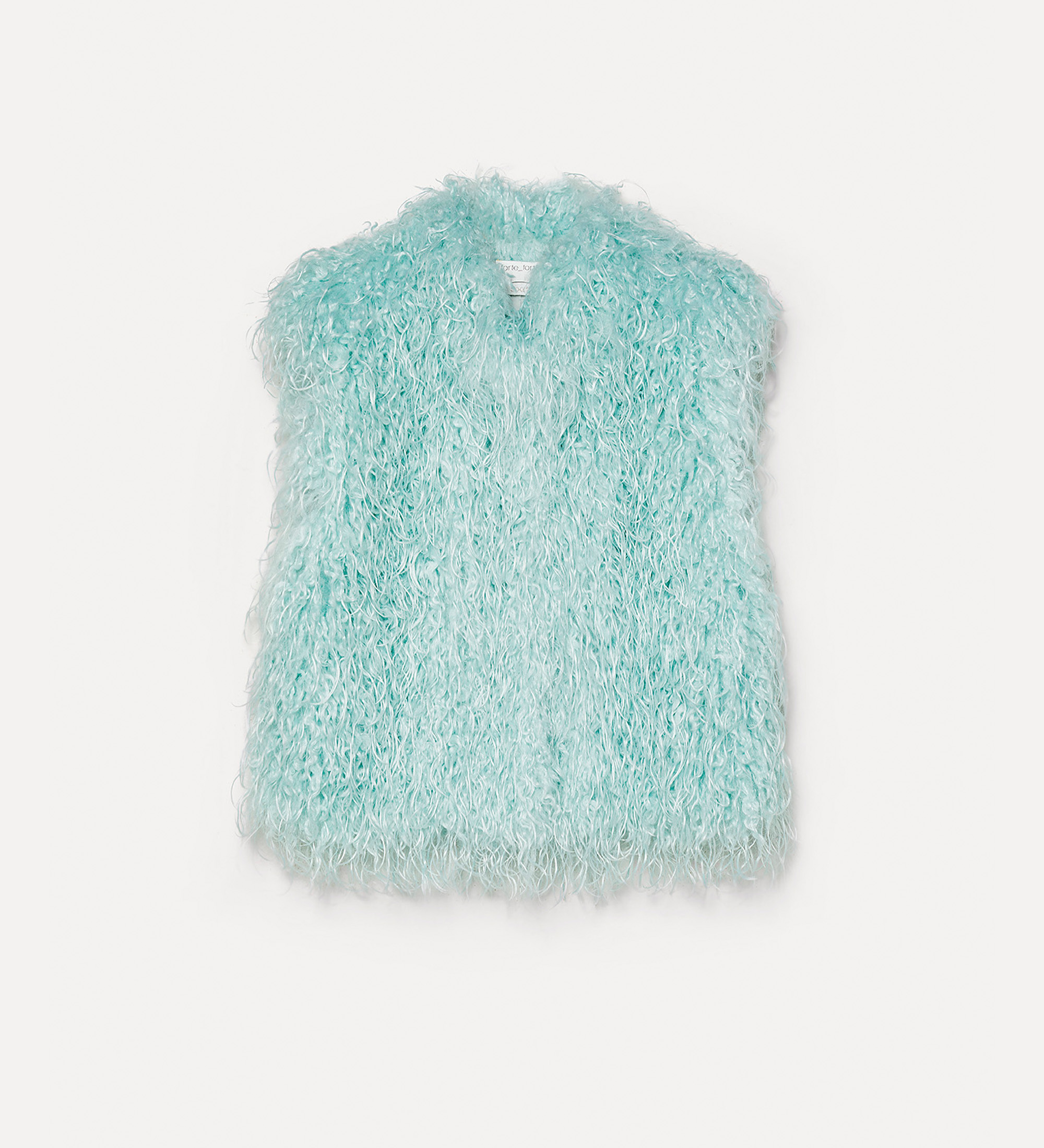 faux–fur vest nuage | forte_forte