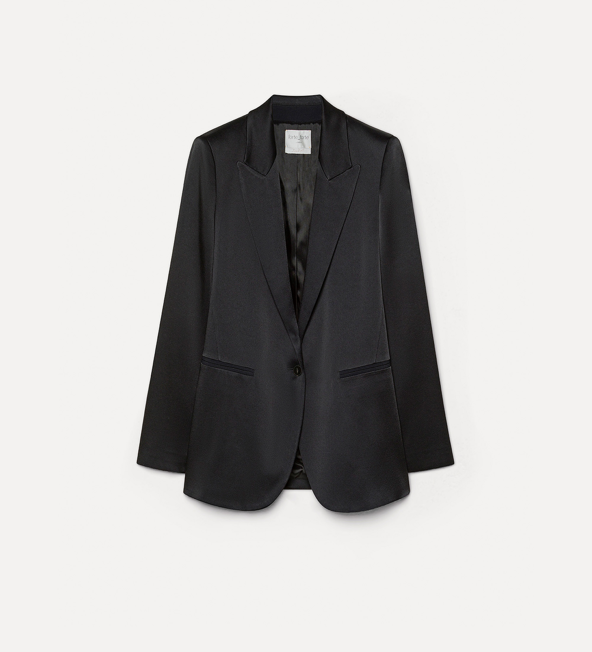 アウターその他 FORTE FORTE Women Outer 13241 MY JACKET Black jackets and blazers for women | forte_forte