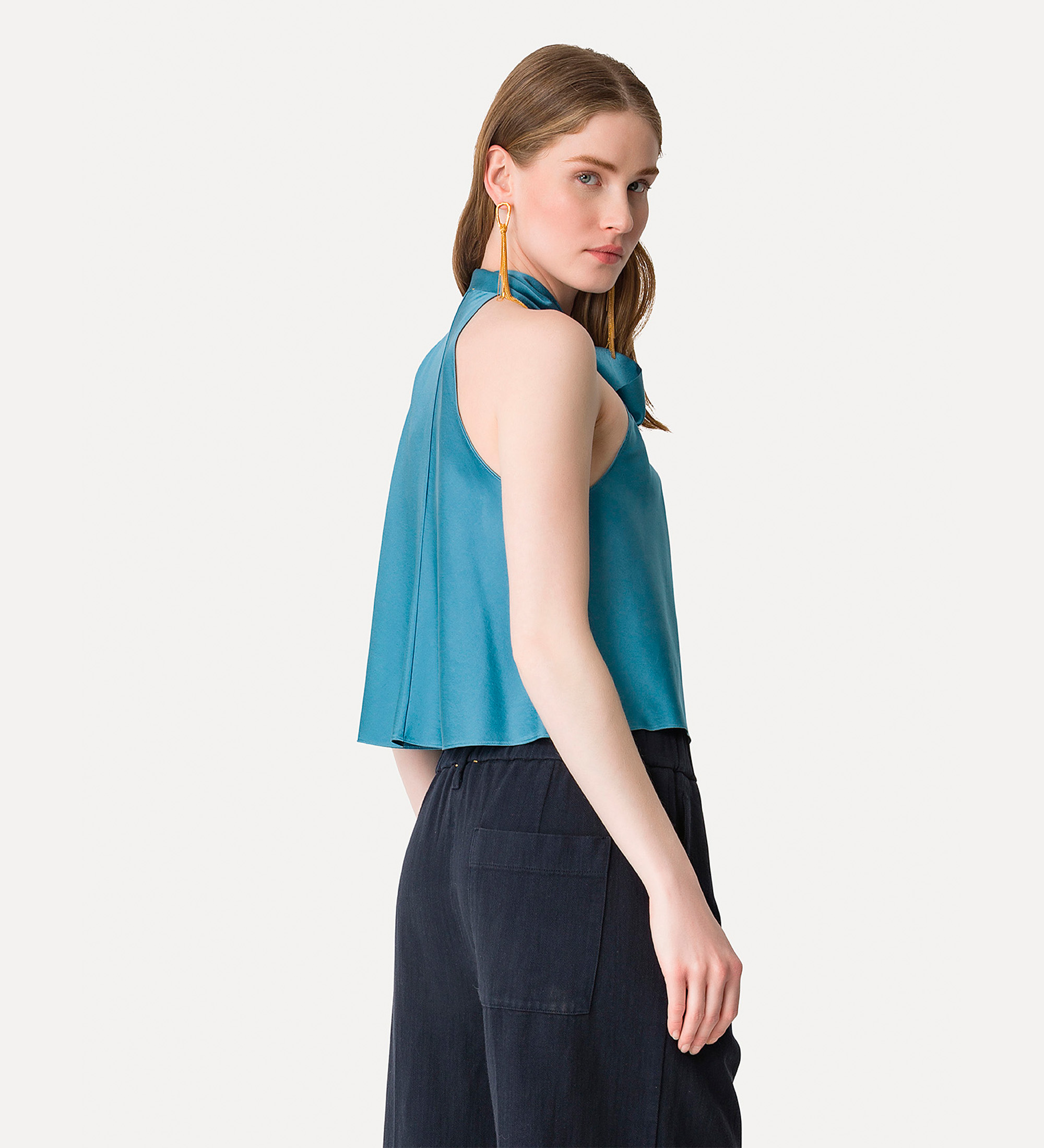 women's tops: tank, crop, sequin | forte_forte
