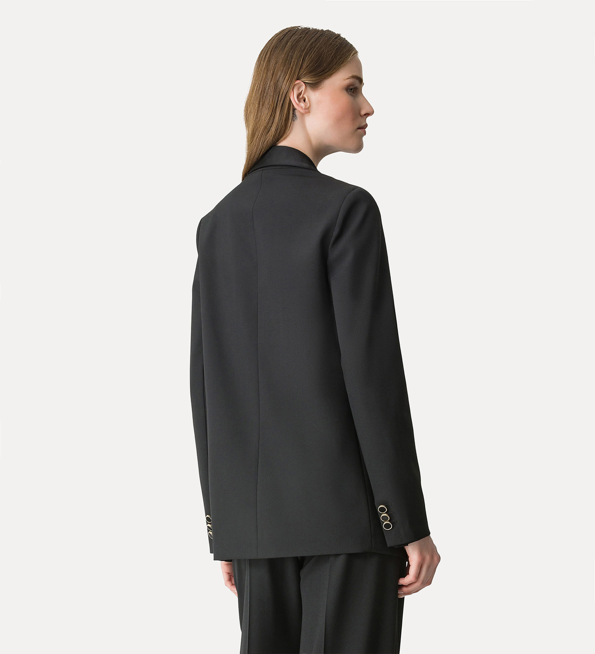 ジャケット・アウター Polyester Typewriter Double BreastedCoat ジャケット・アウター Polyester Typewriter Double