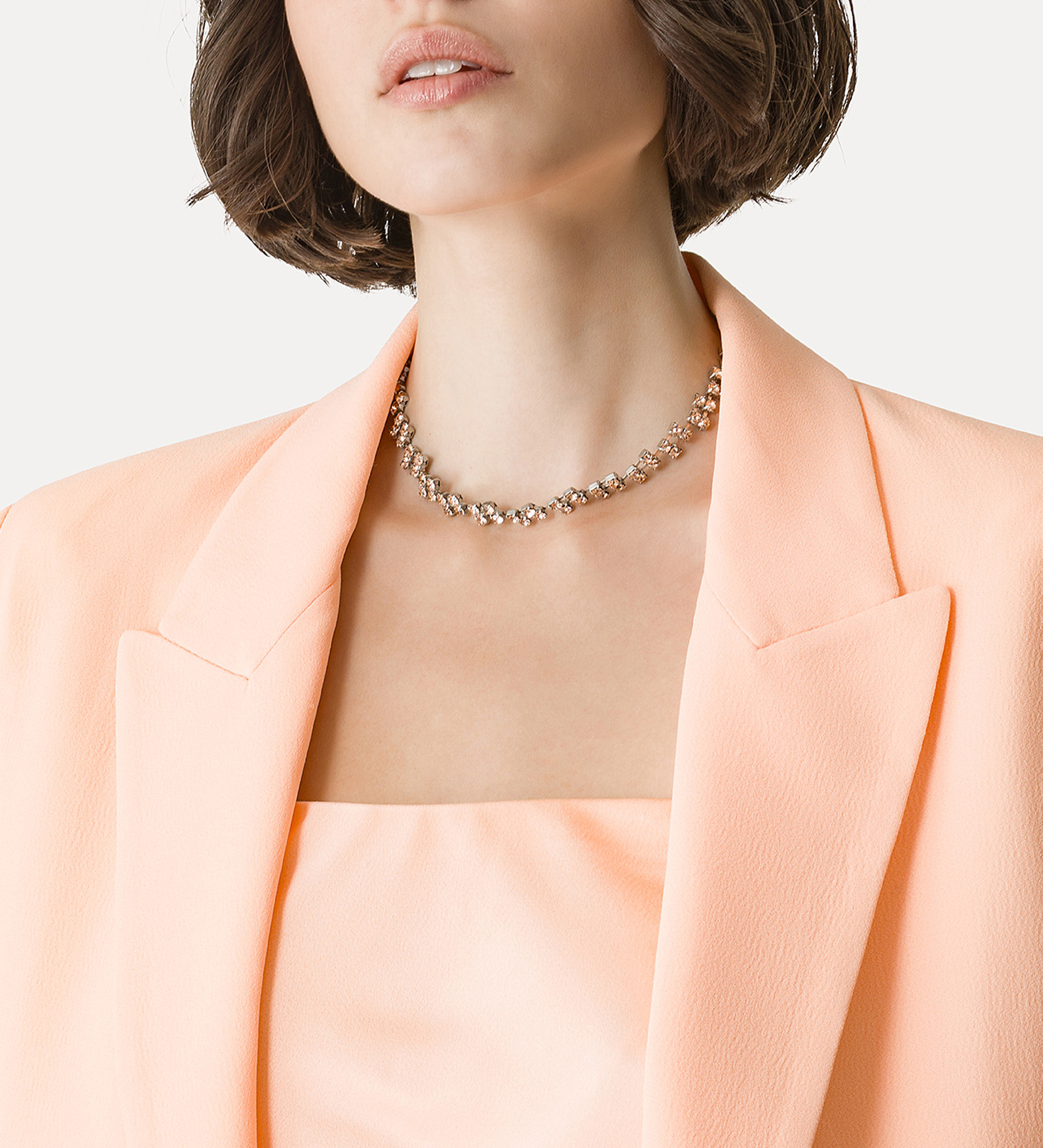 jacket in envers satin sunset | forte_forte