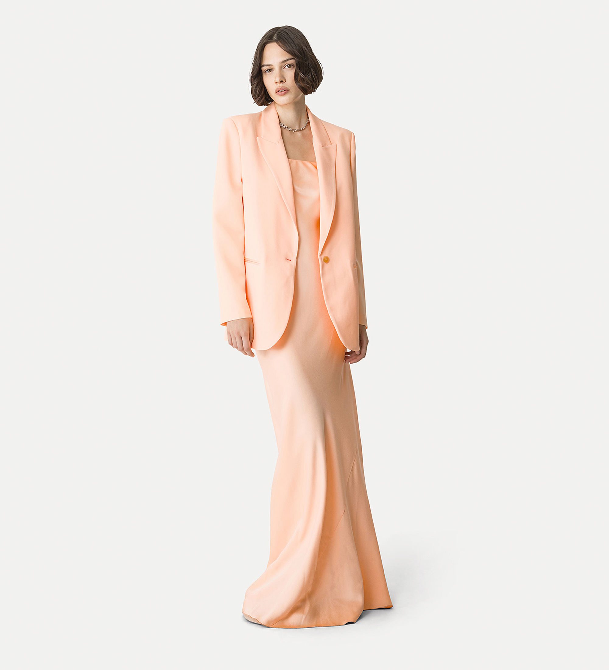 jacket in envers satin sunset | forte_forte