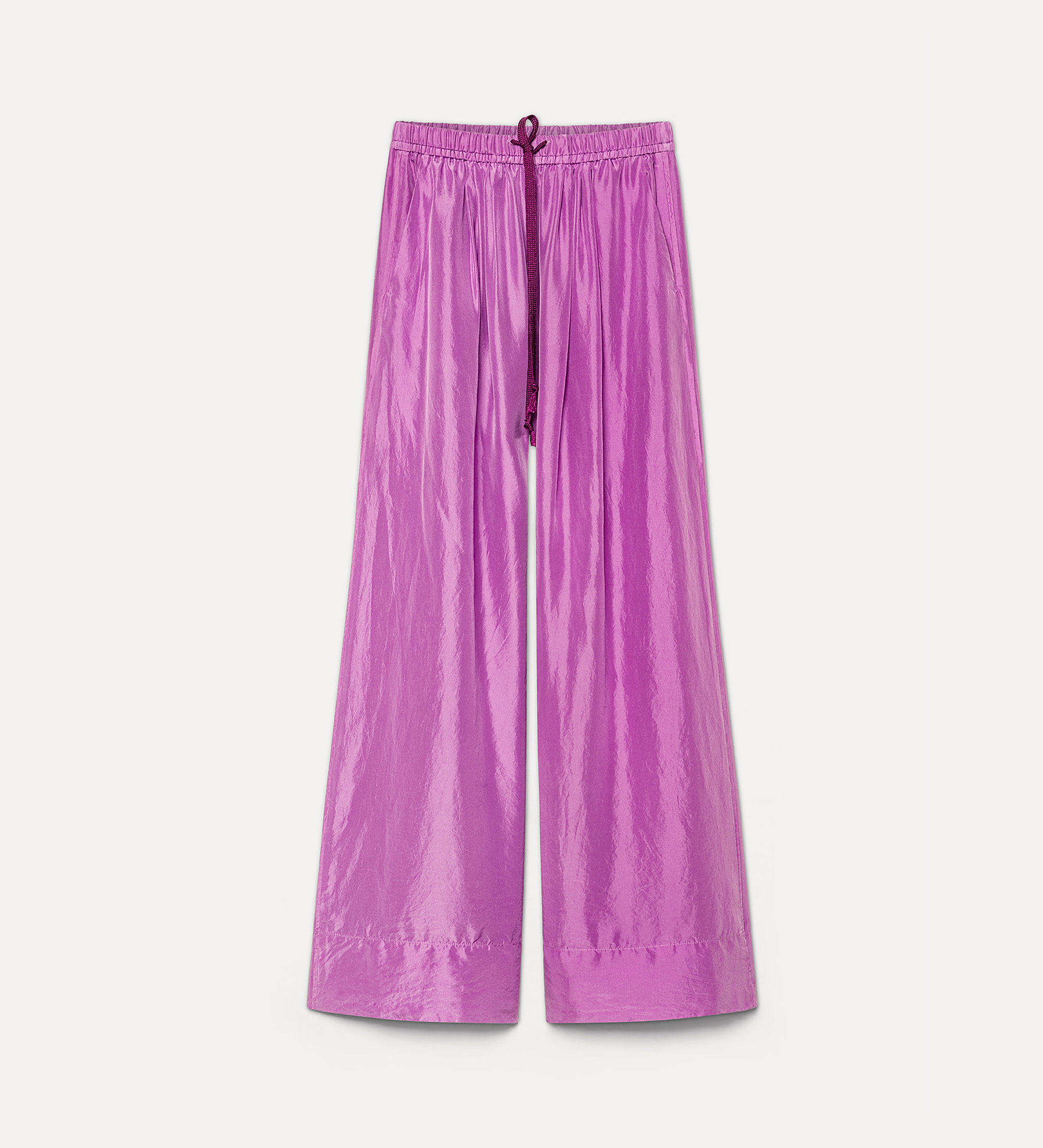 elegant lightweight silk habotai trousers burlesque | forte_forte