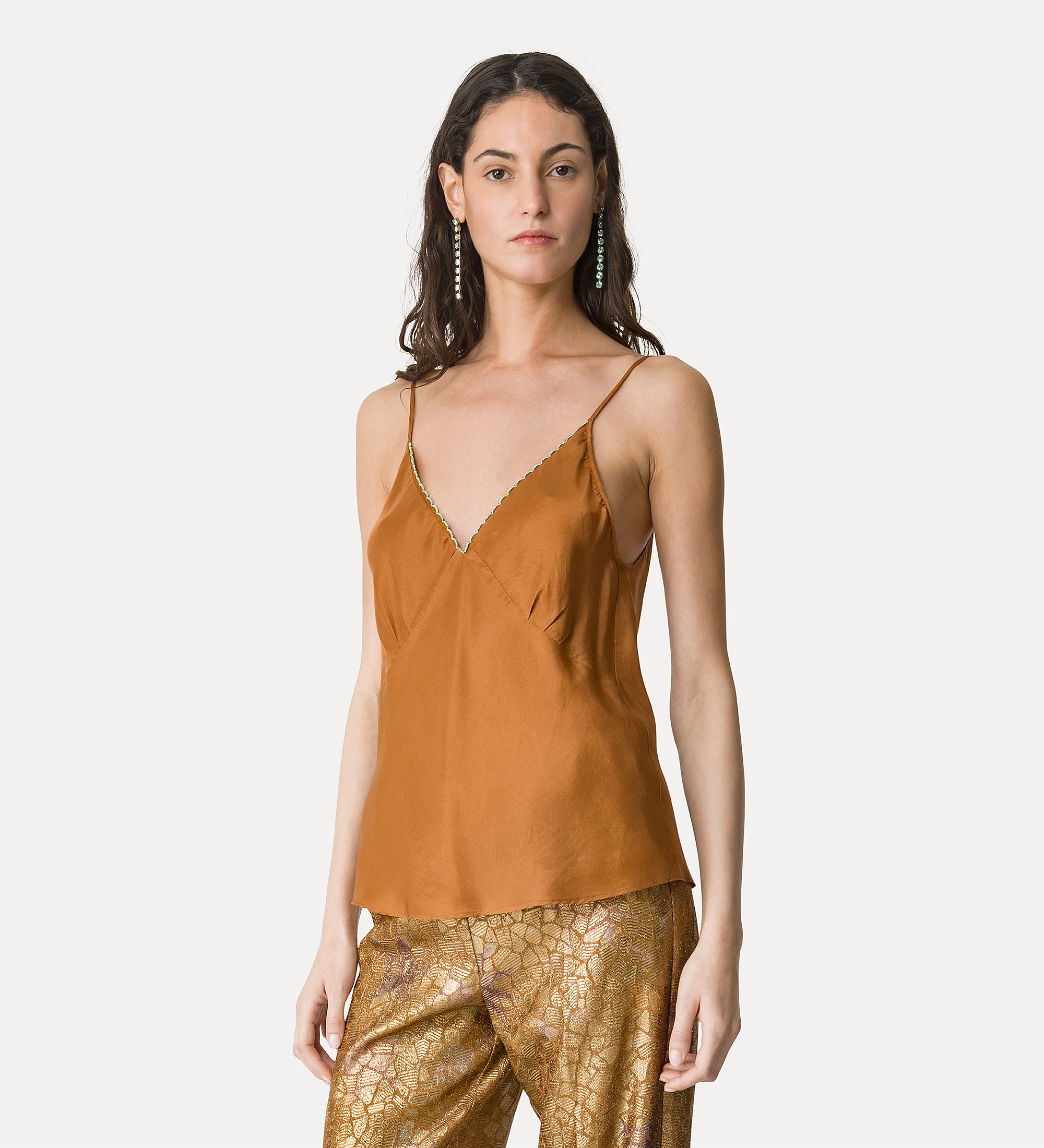 women's tops: tank, crop, sequin | forte_forte