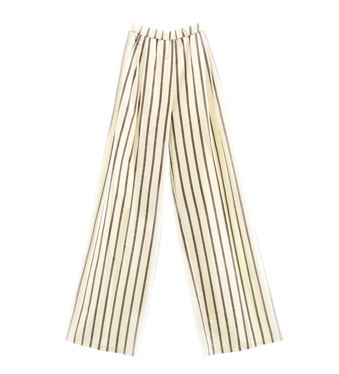 wide–leg trousers with a pinstripe pattern - forte_forte