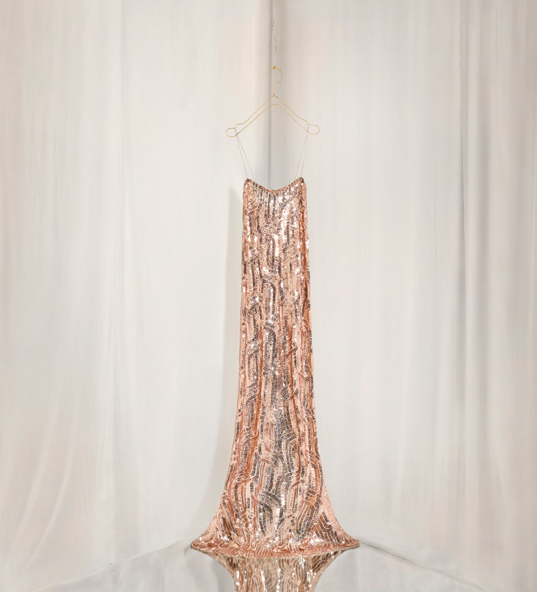 chic dress in micro–sequins | forte_forte