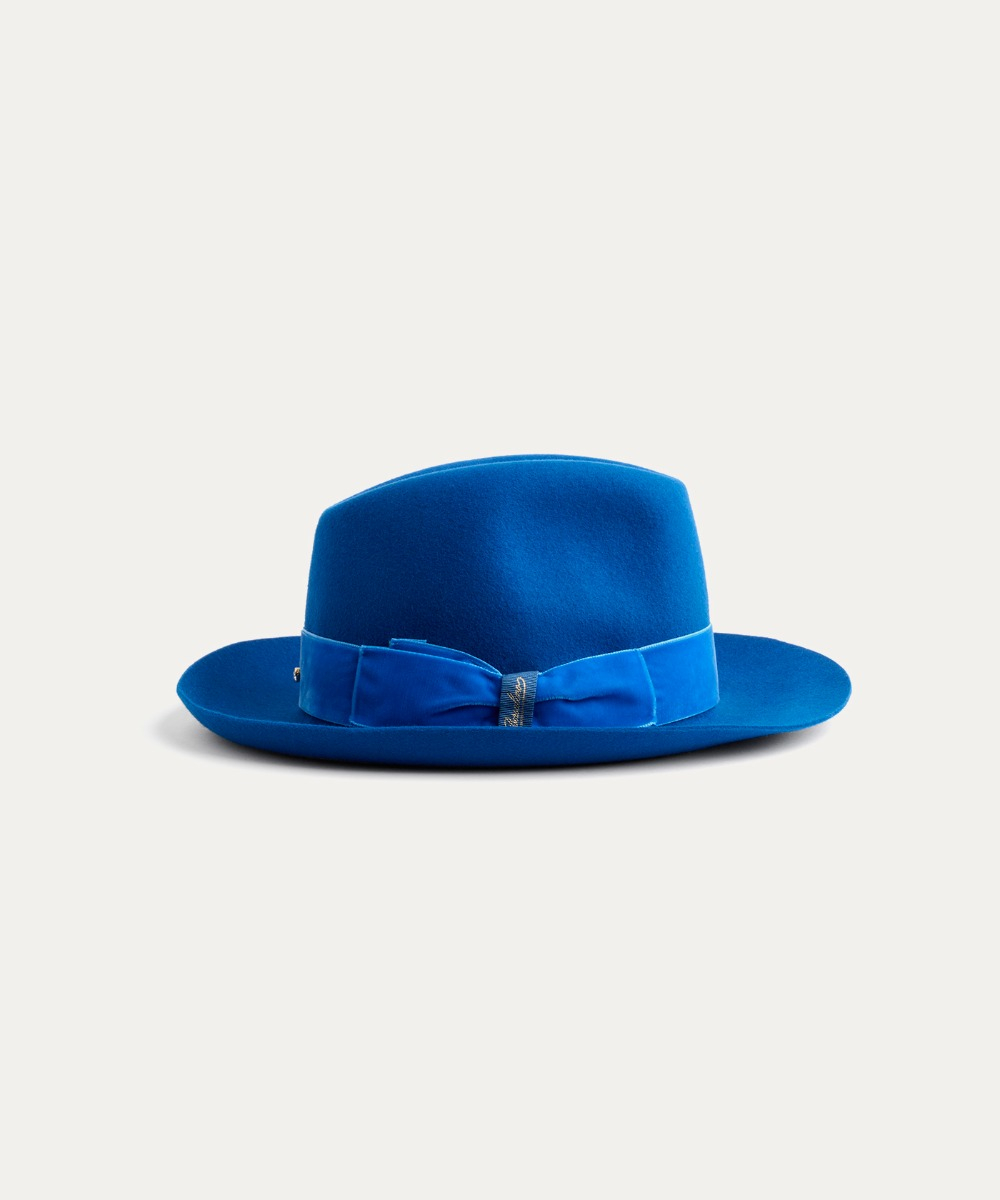 fedora hat in collaboration with Borsalino | forte_forte