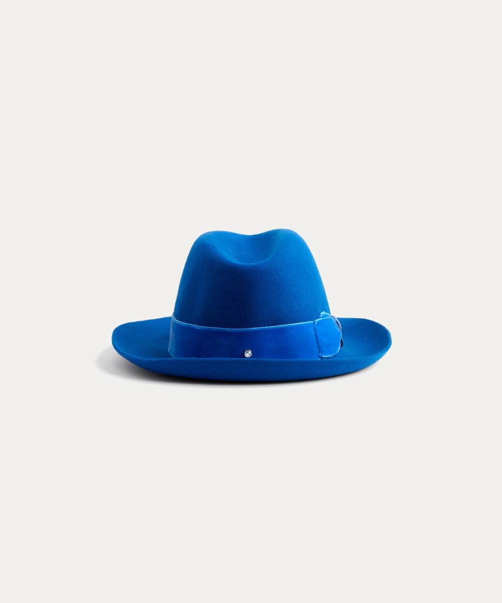 fedora hat in collaboration with Borsalino | forte_forte