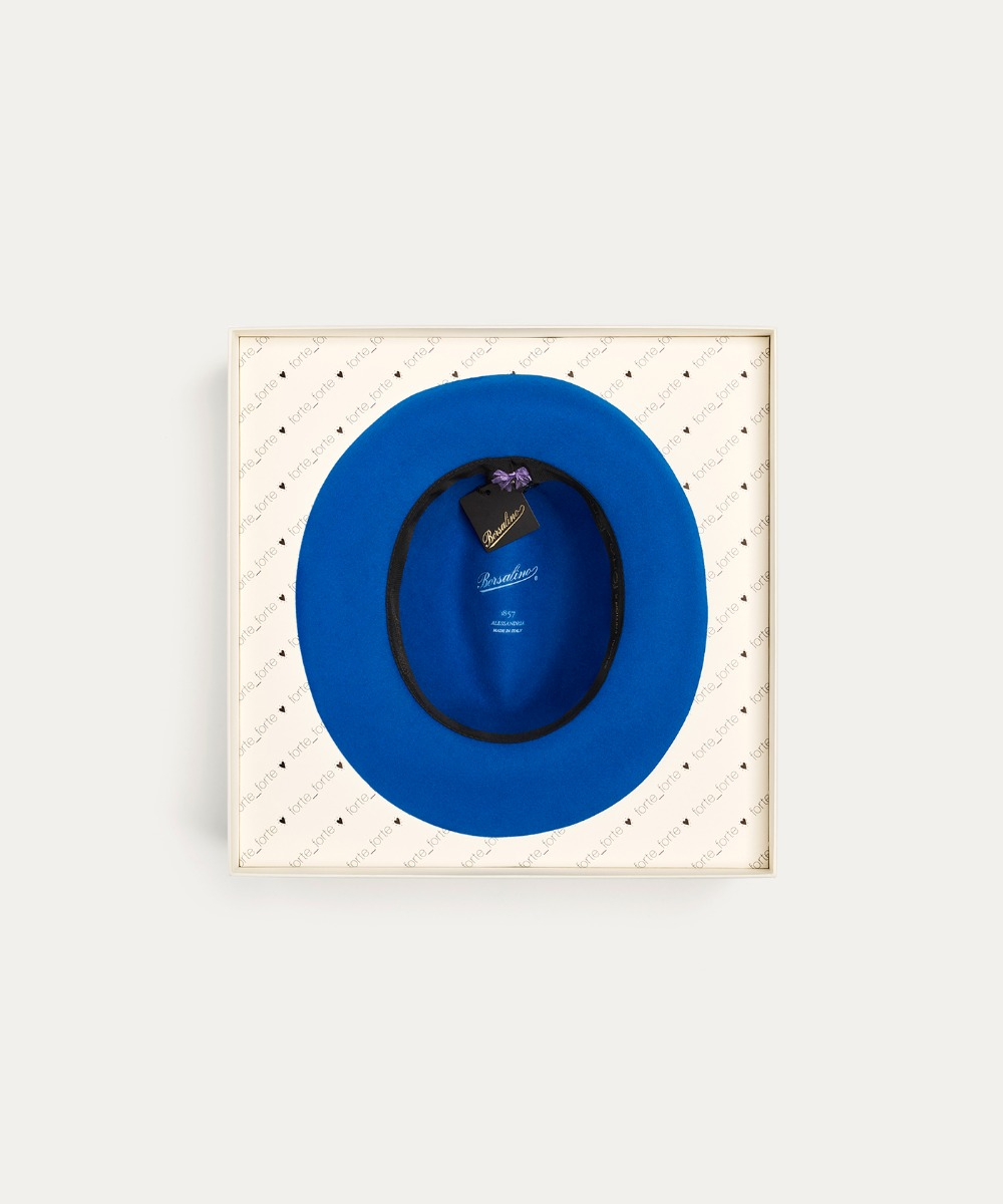 fedora hat in collaboration with Borsalino | forte_forte