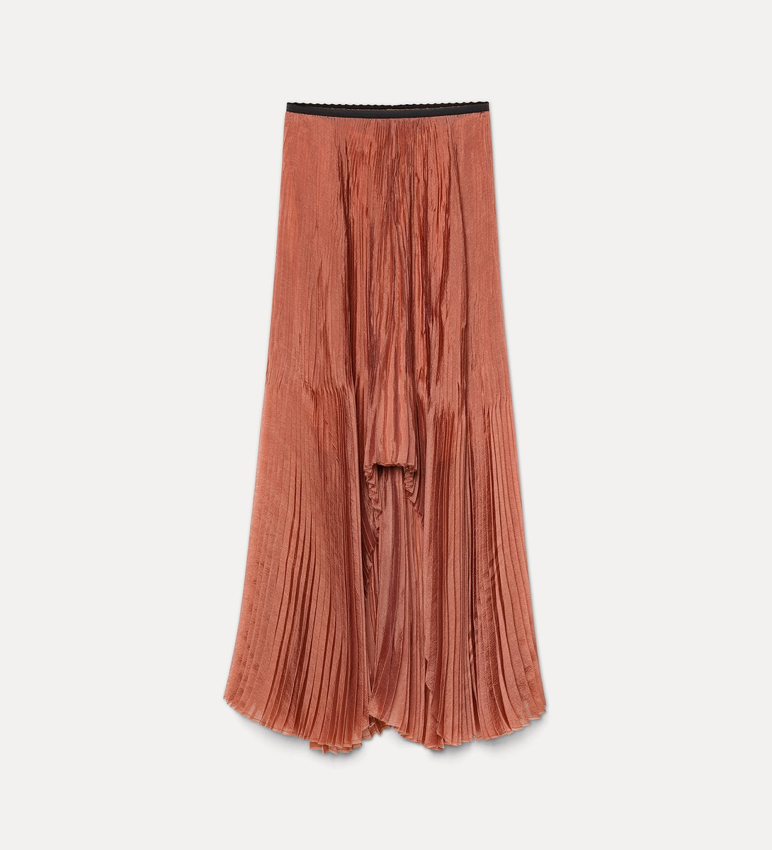contemporary pleated skirt in organza - forte_forte