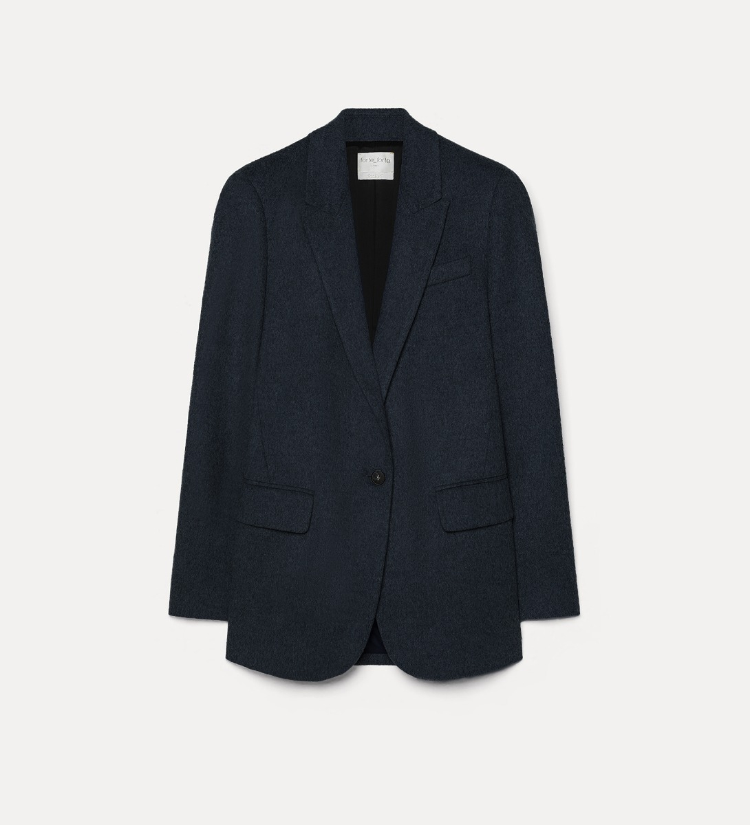 smart double–breasted wool jacket - forte_forte