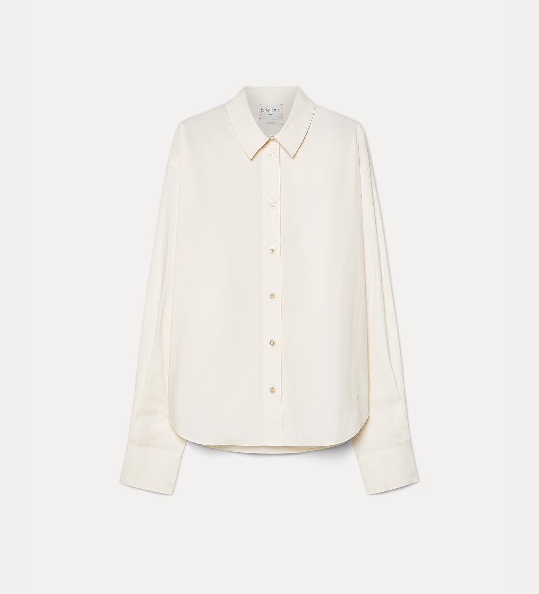 boxy poplin shirt - forte_forte