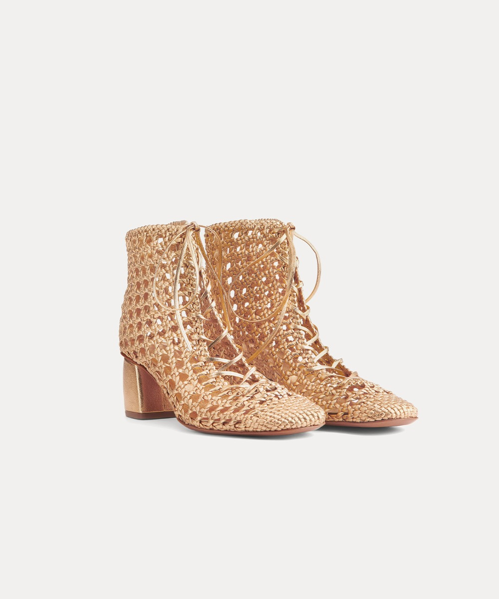 chic hand–woven ankle boot | forte_forte