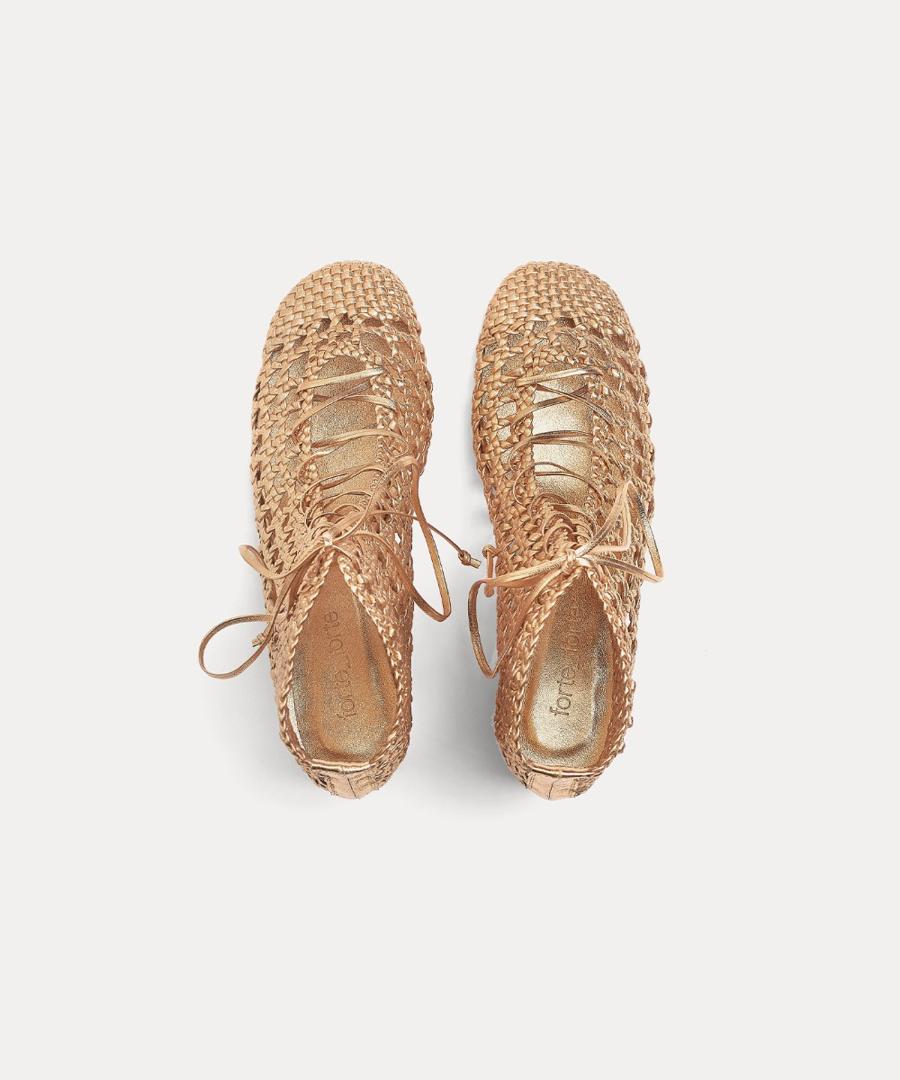 chic hand–woven ankle boot | forte_forte