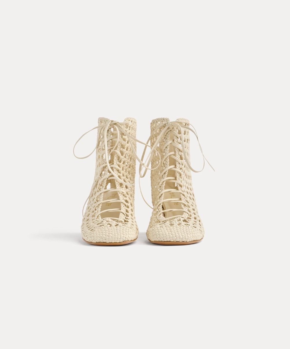chic hand–woven ankle boot | forte_forte