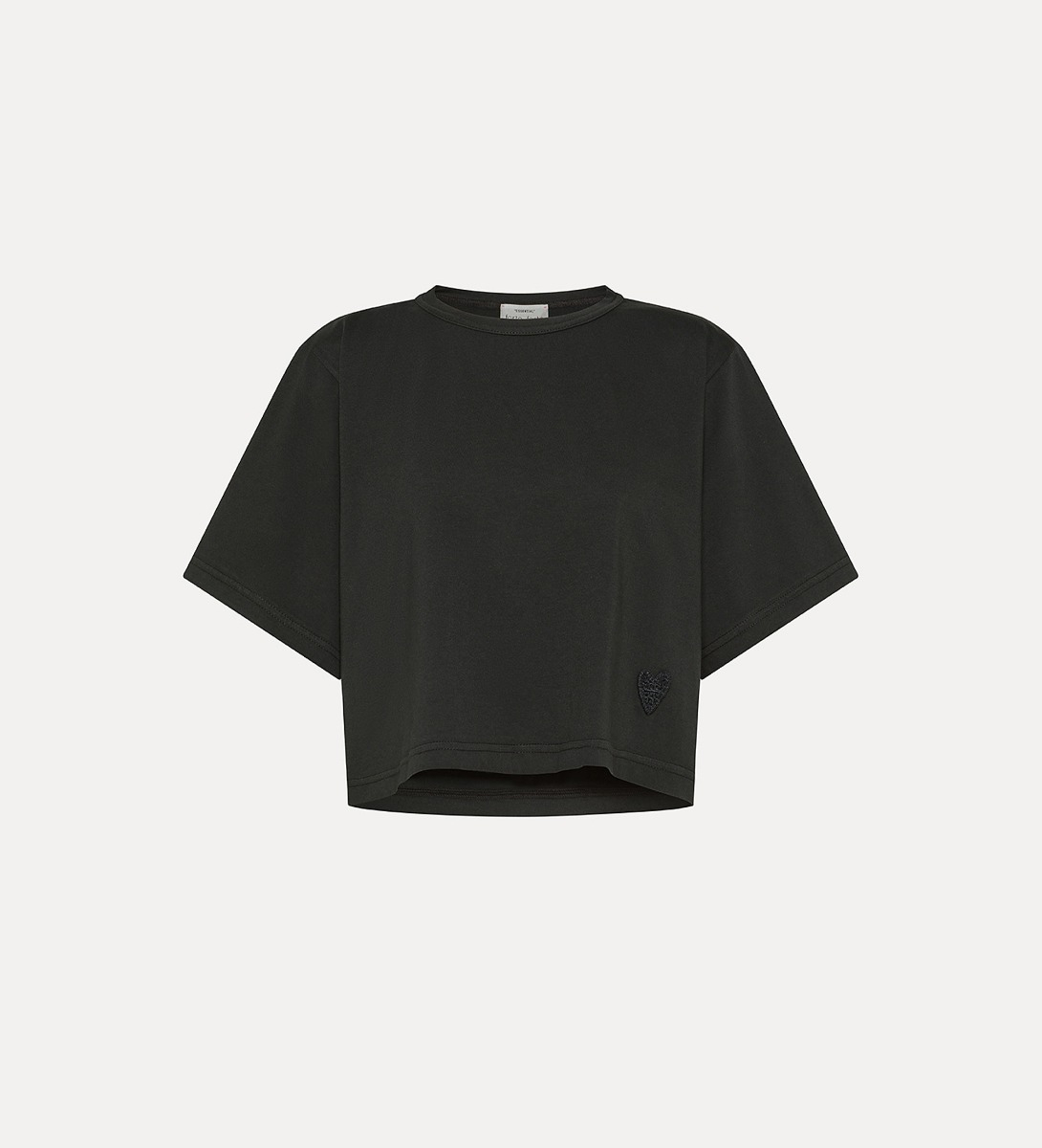 t-shirt court noir | forte_forte