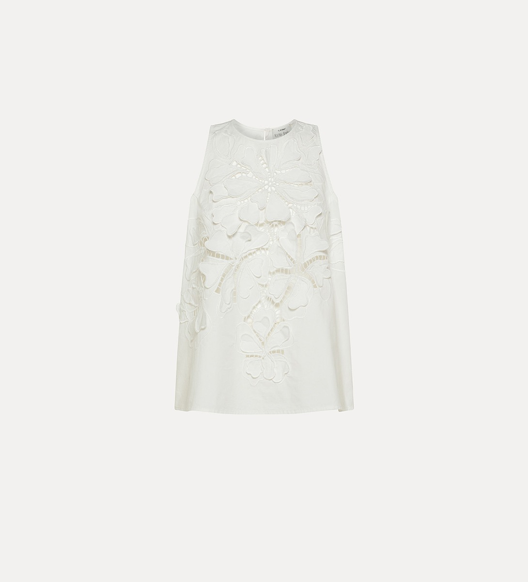 top in embroidered poplin | forte_forte