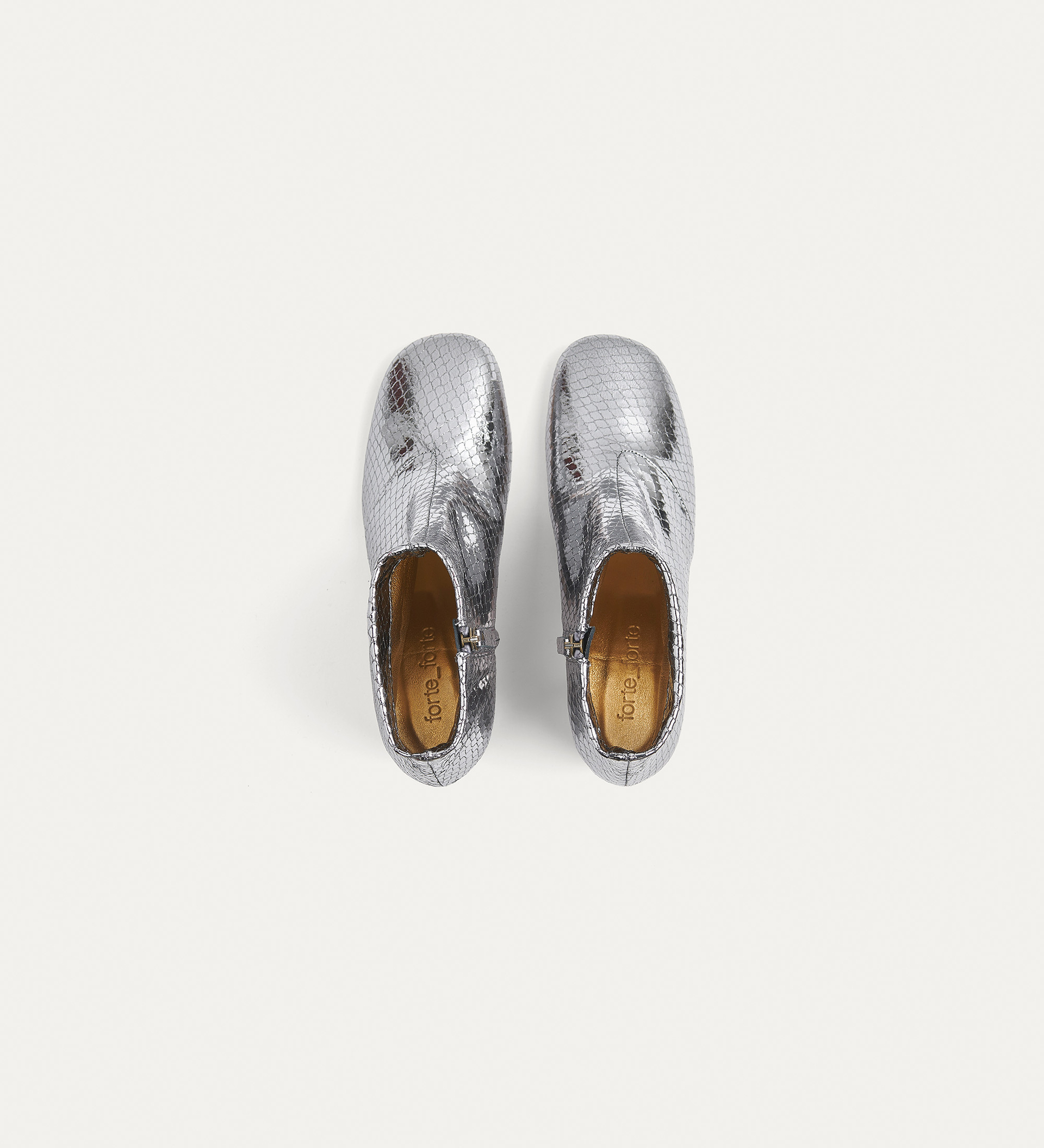 chic ankle boot in python–printed leather | forte_forte