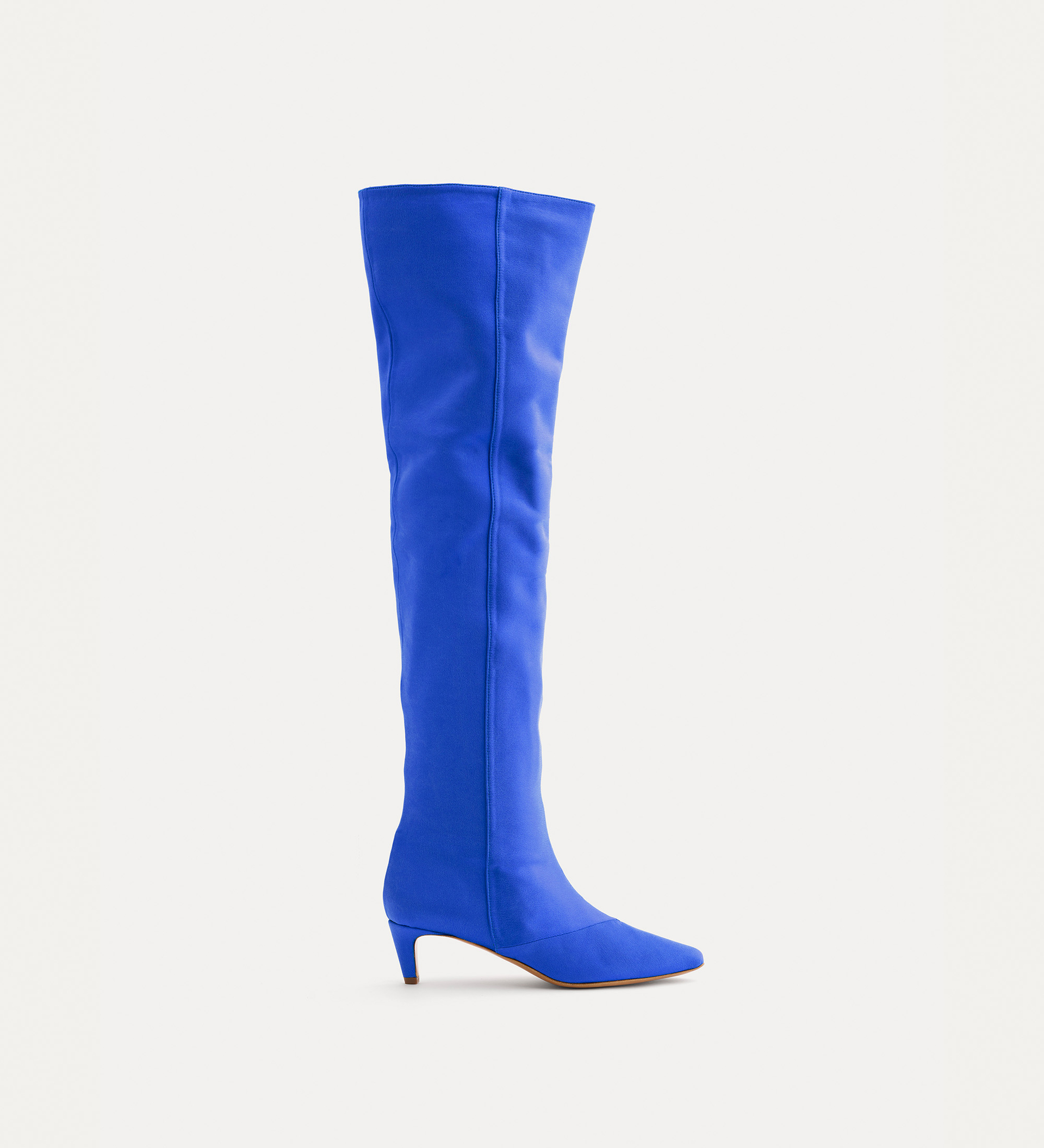 thigh–high boots in silk | forte_forte