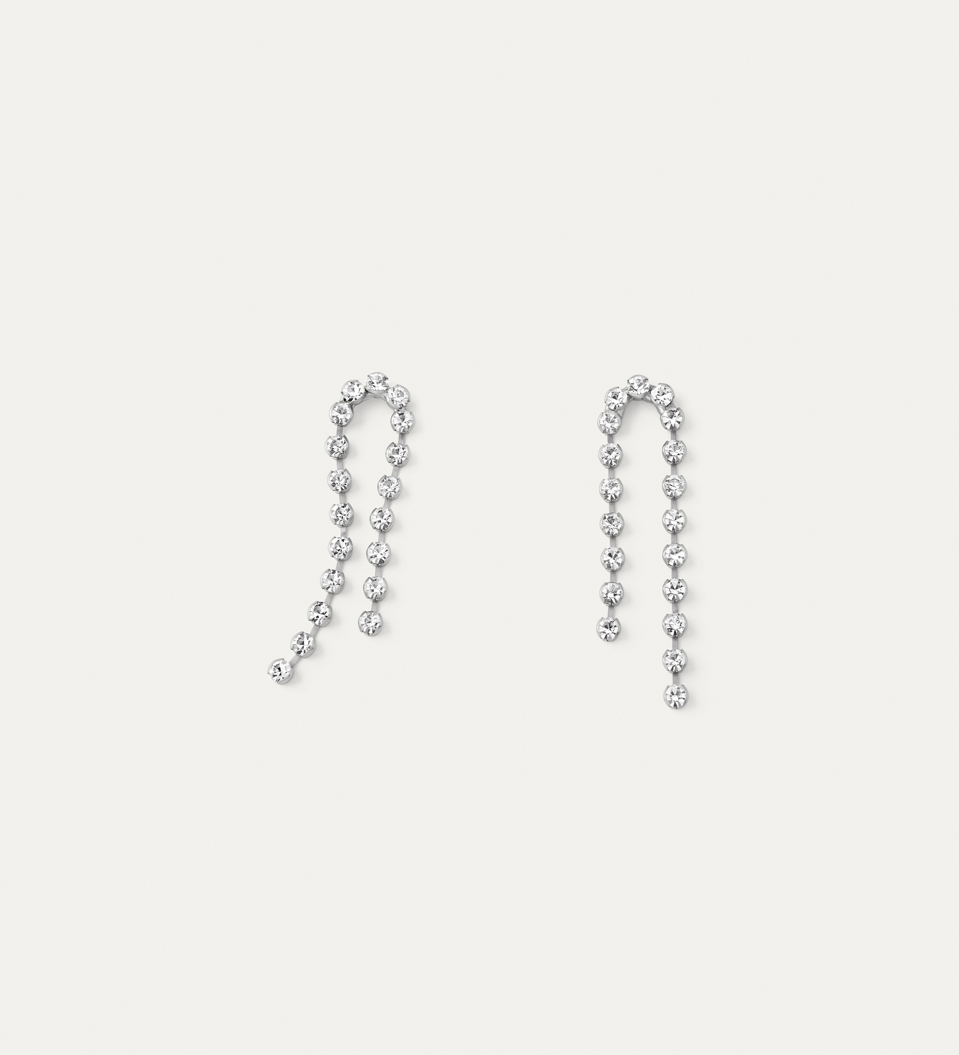 drop earrings with crystals | forte_forte