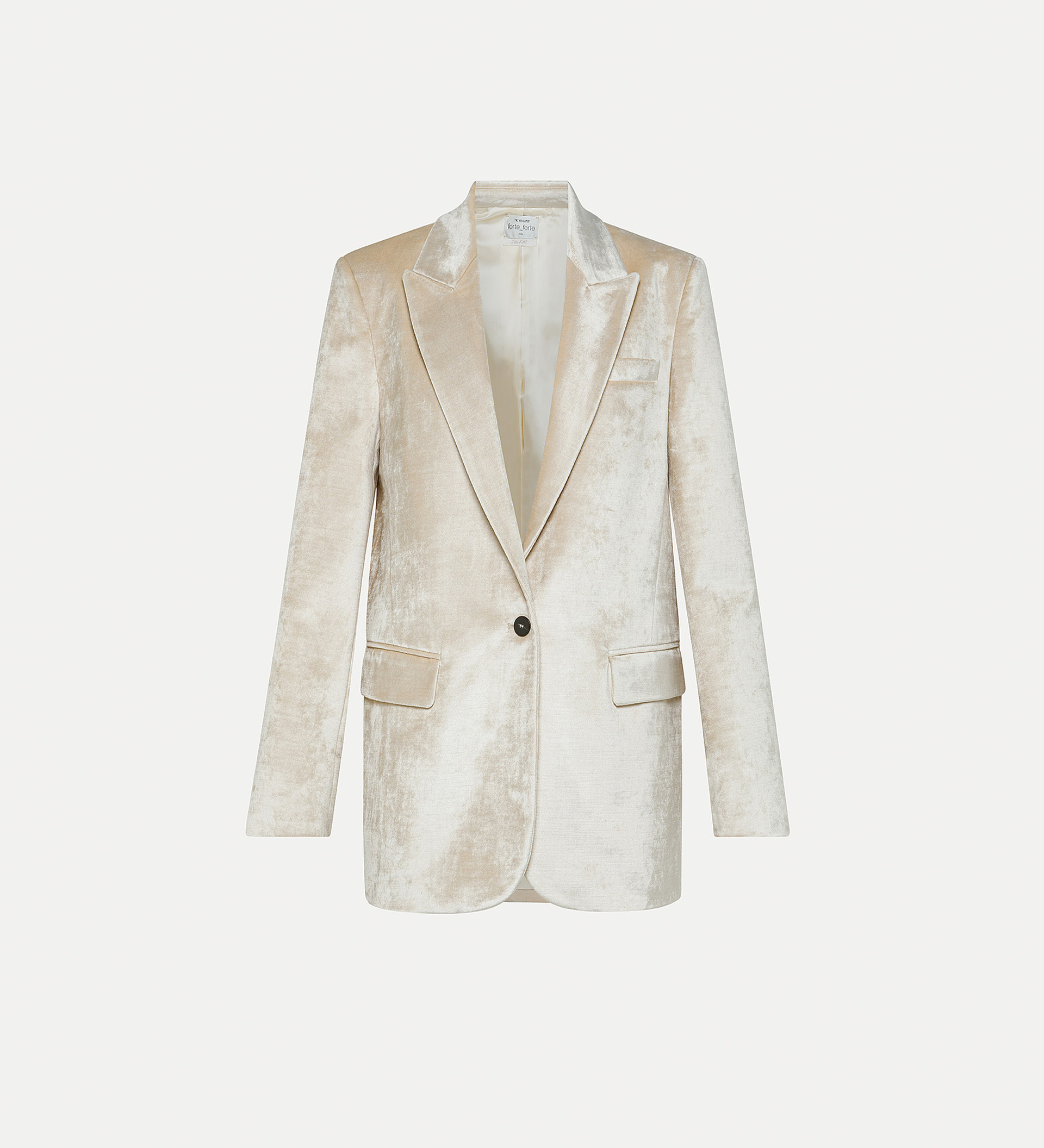 mannish blazer in cotton velvet and viscose | forte_forte