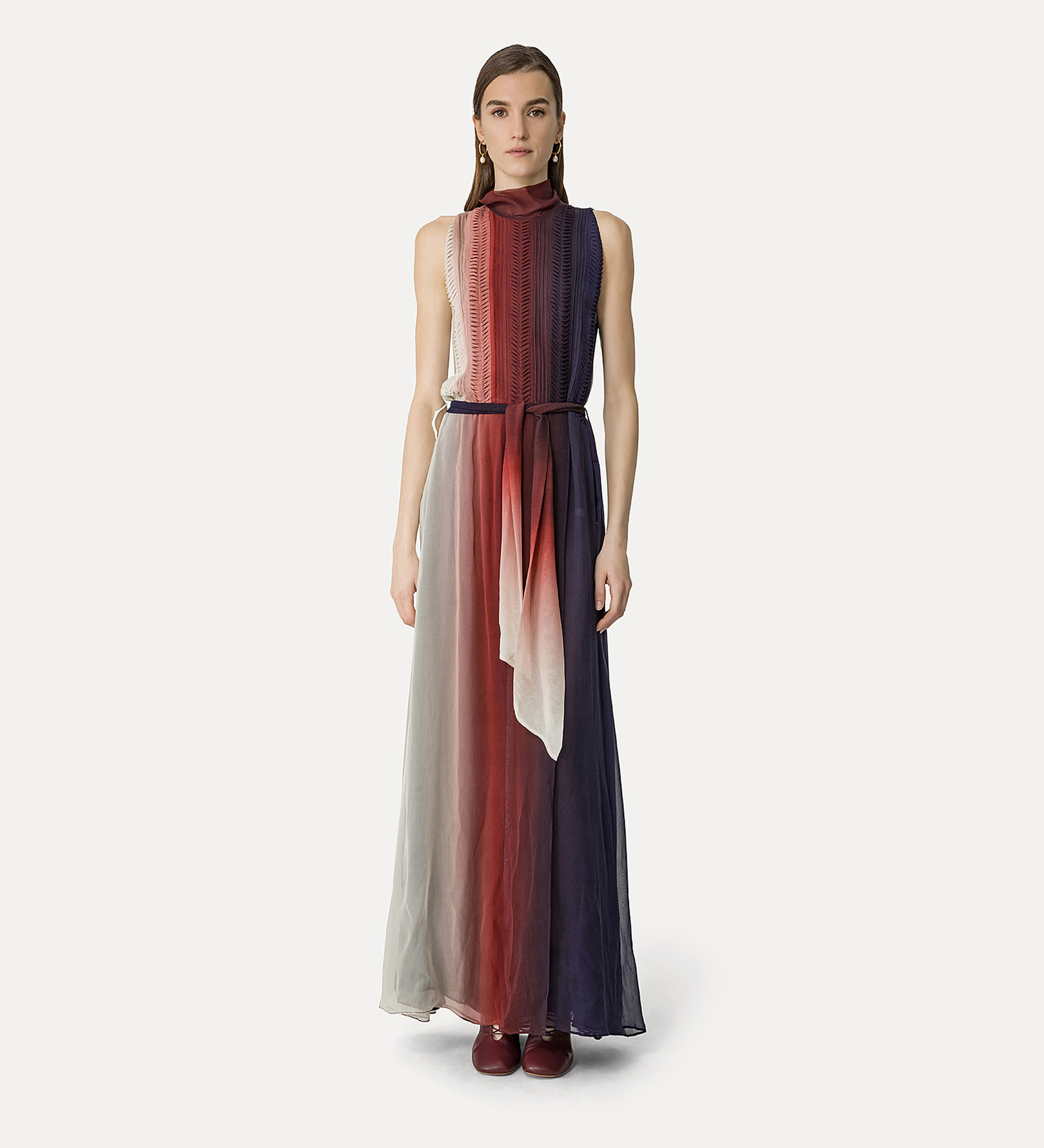 dégradé origami georgette gown | forte_forte