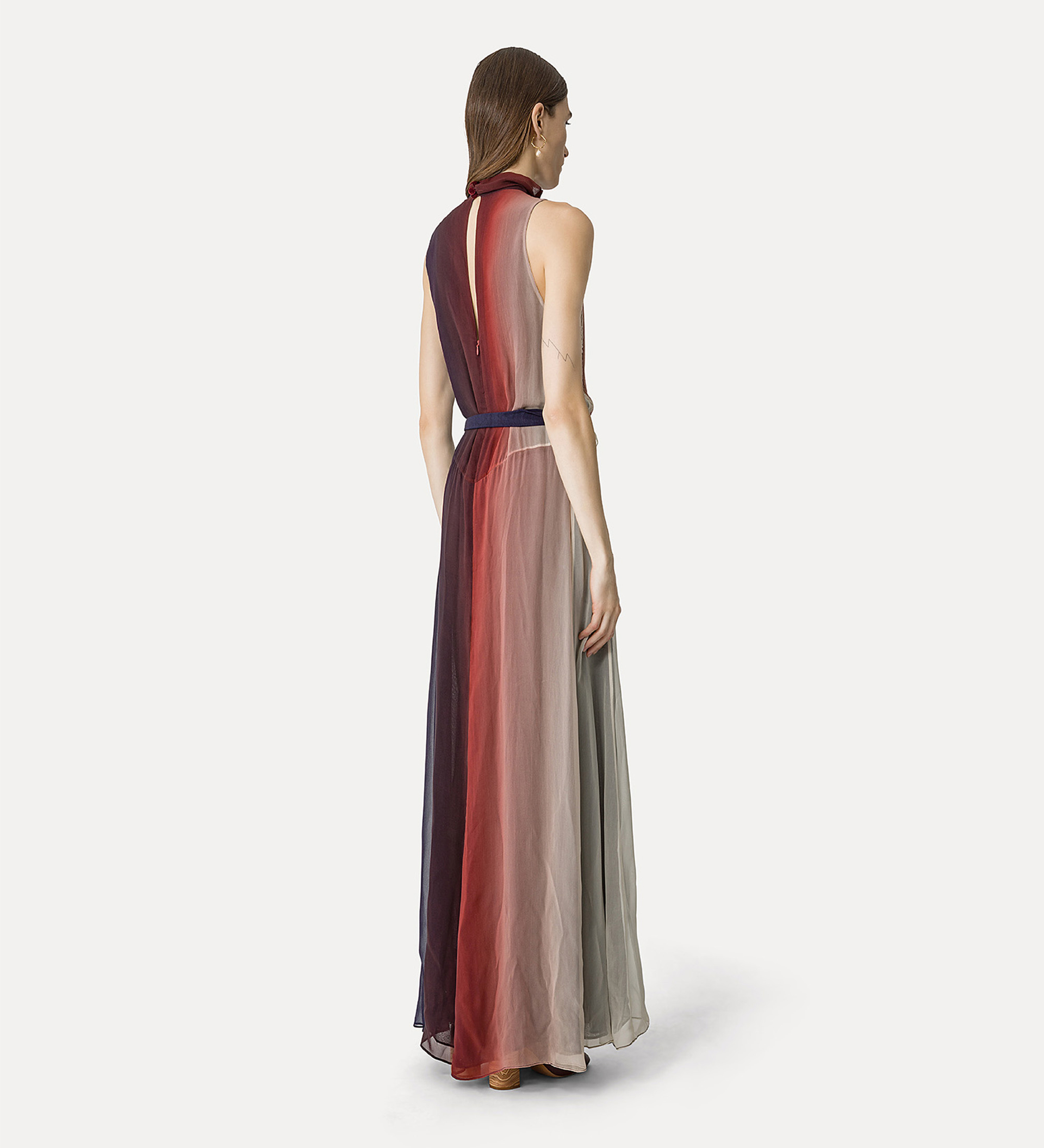 dégradé origami georgette gown | forte_forte
