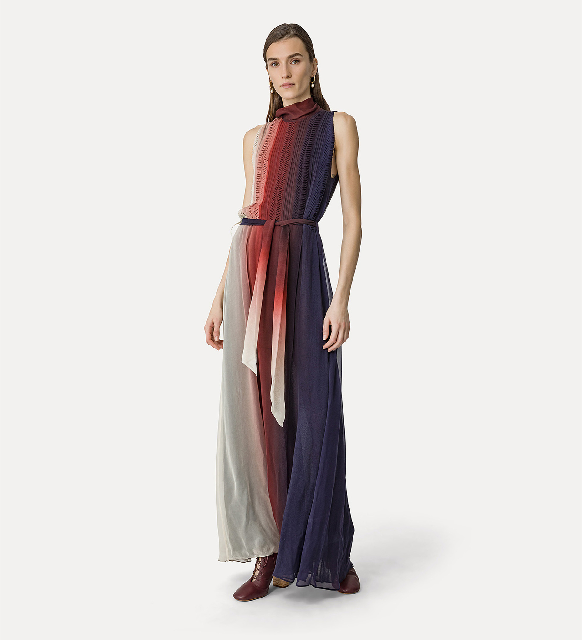 dégradé origami georgette gown | forte_forte