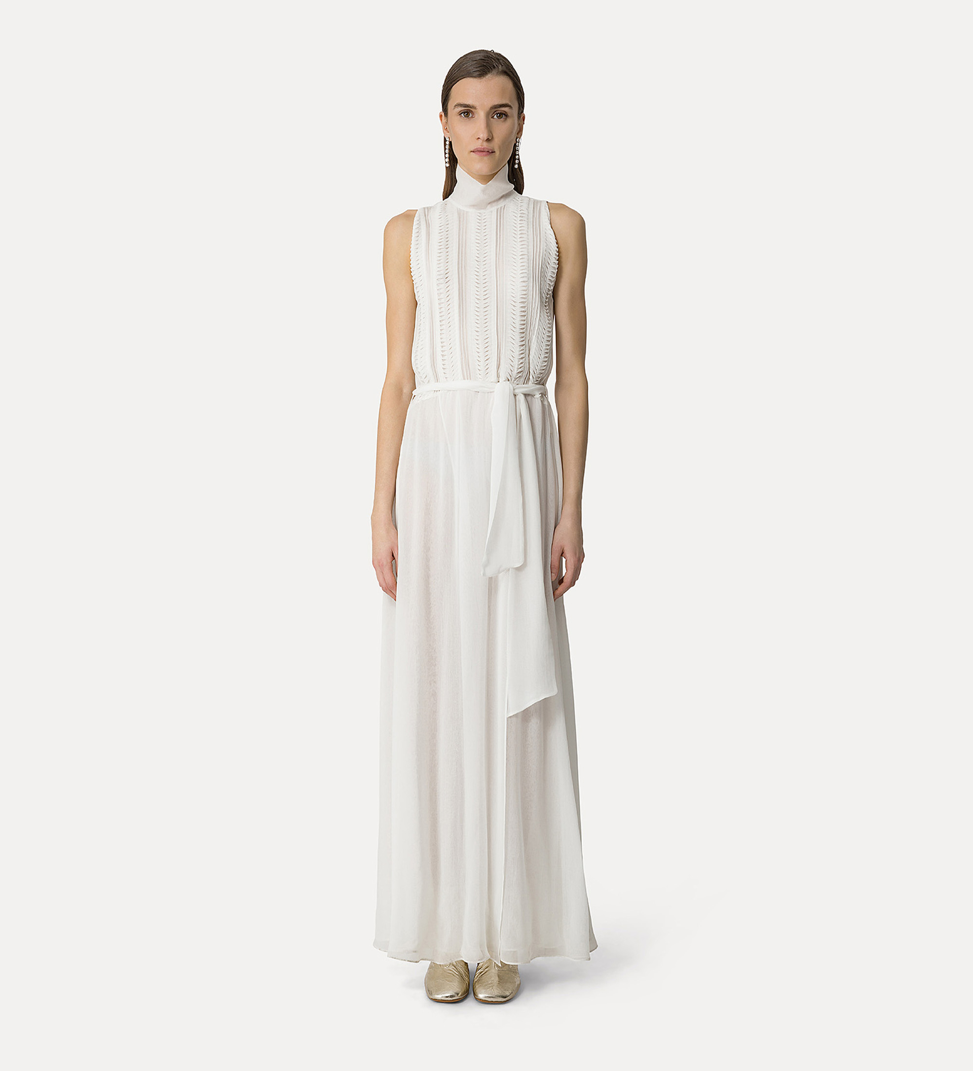 dress in origami georgette | forte_forte