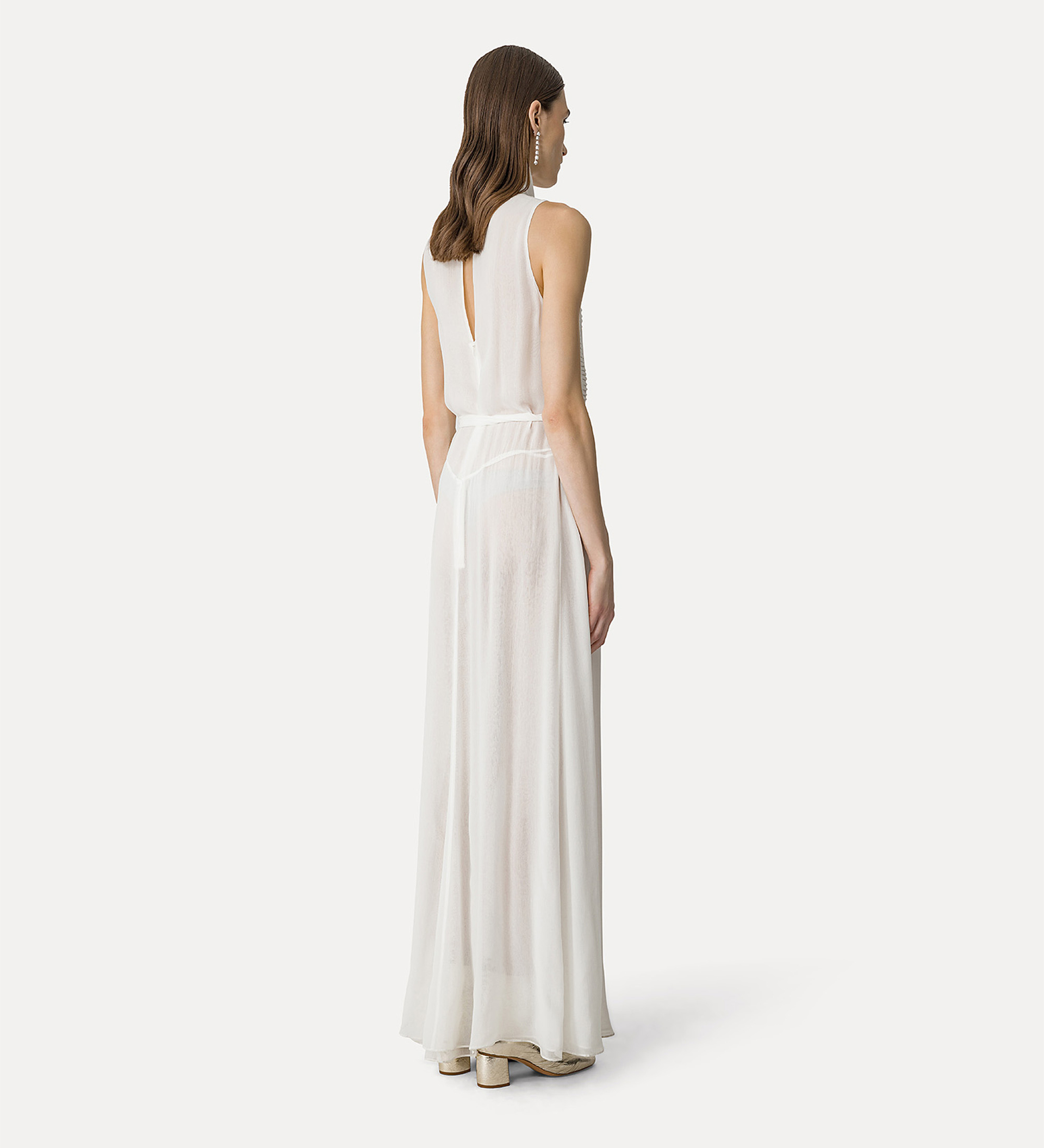 dress in origami georgette | forte_forte