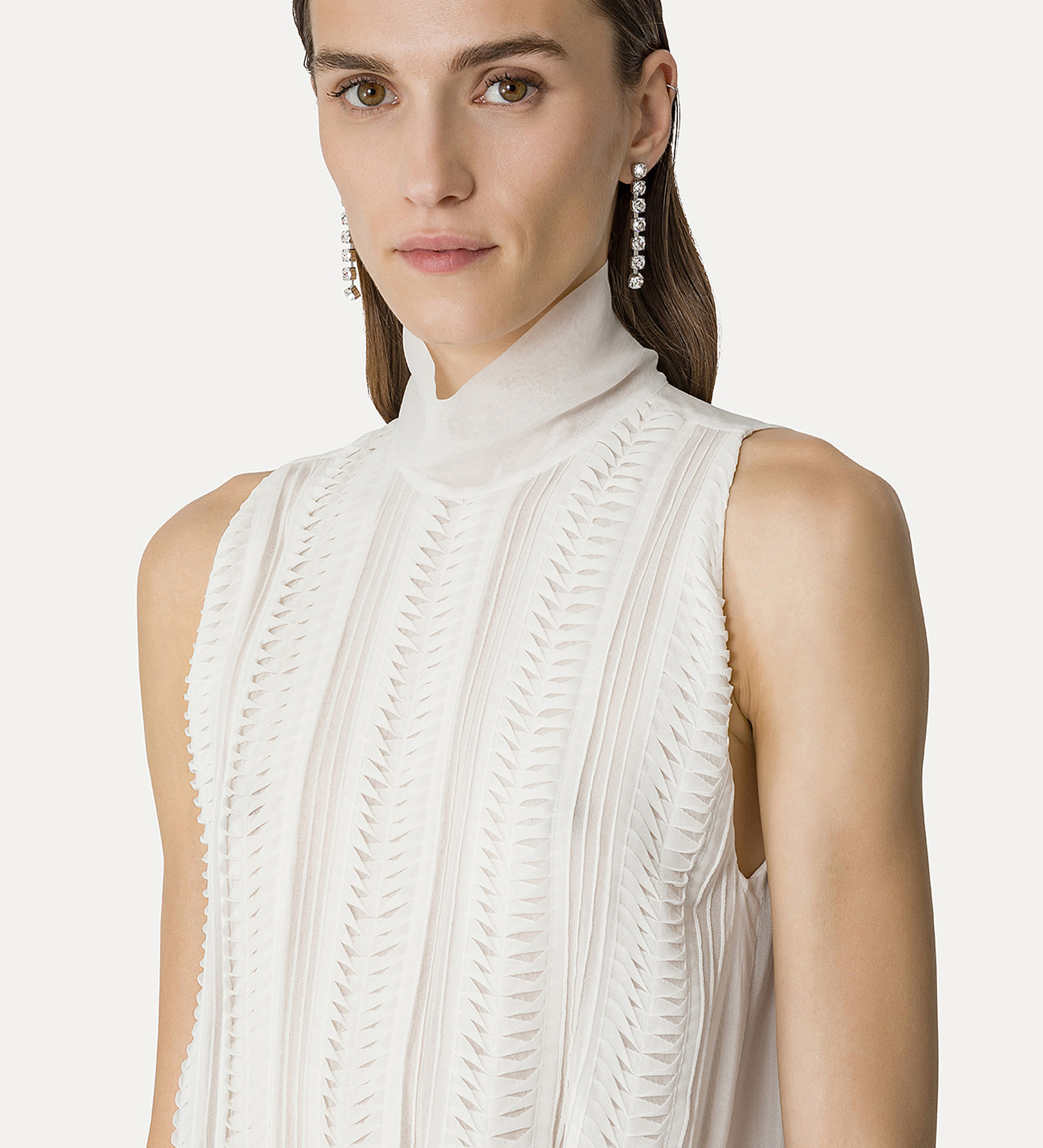 dress in origami georgette | forte_forte