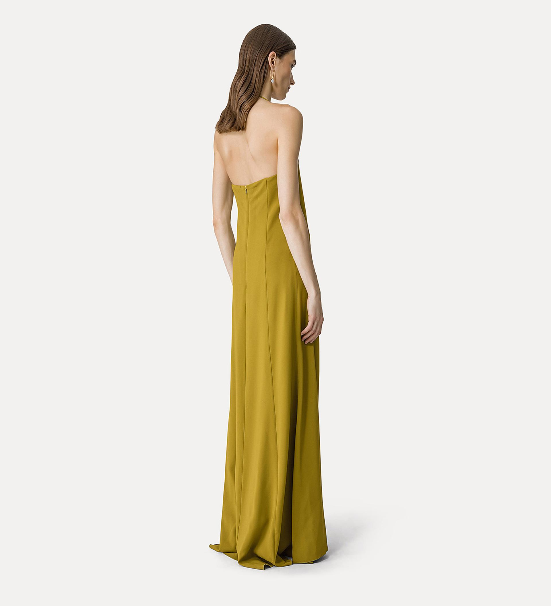 bustier dress in stretch crêpe cady | forte_forte