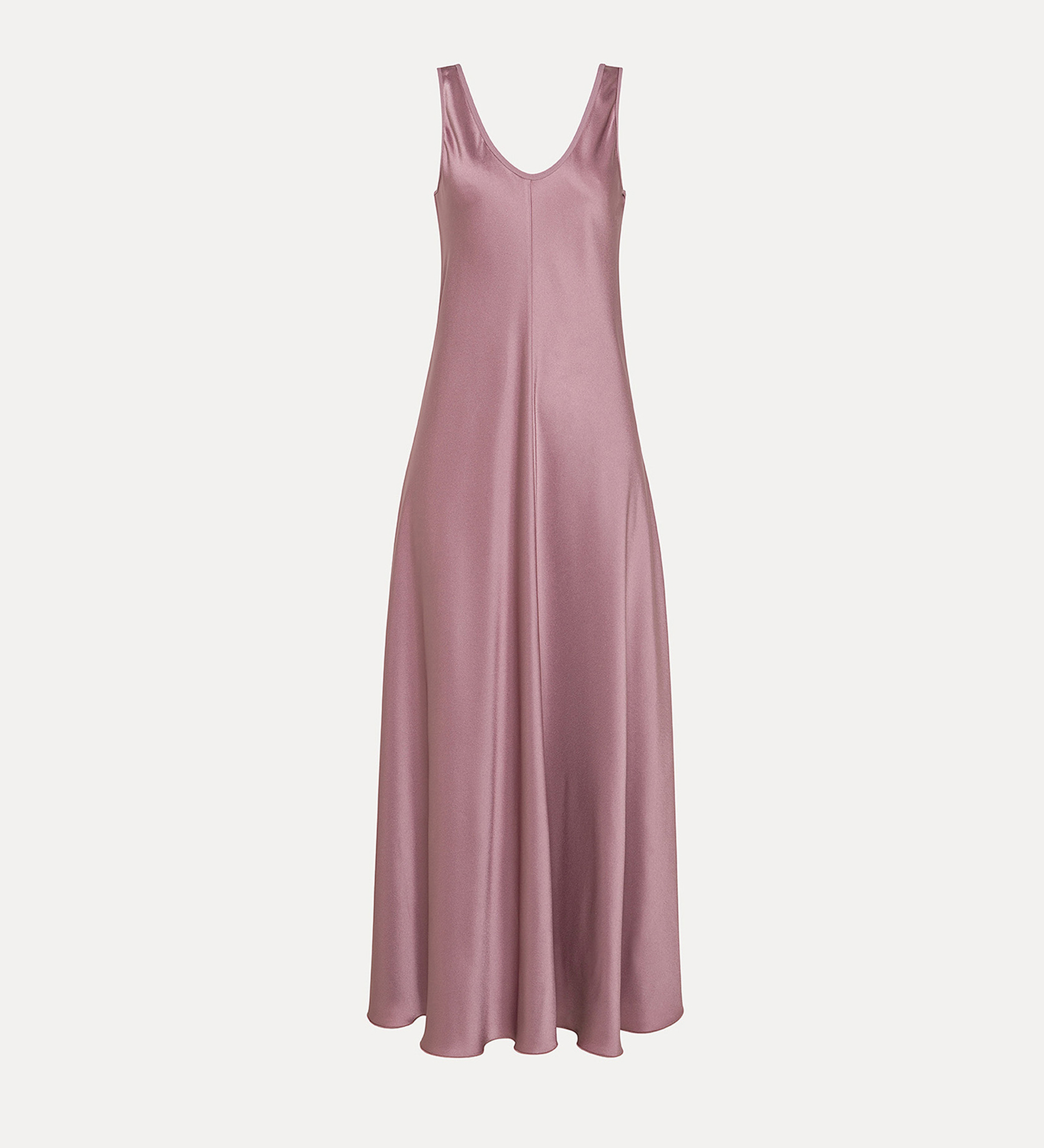 abito svasato in envers satin | forte_forte
