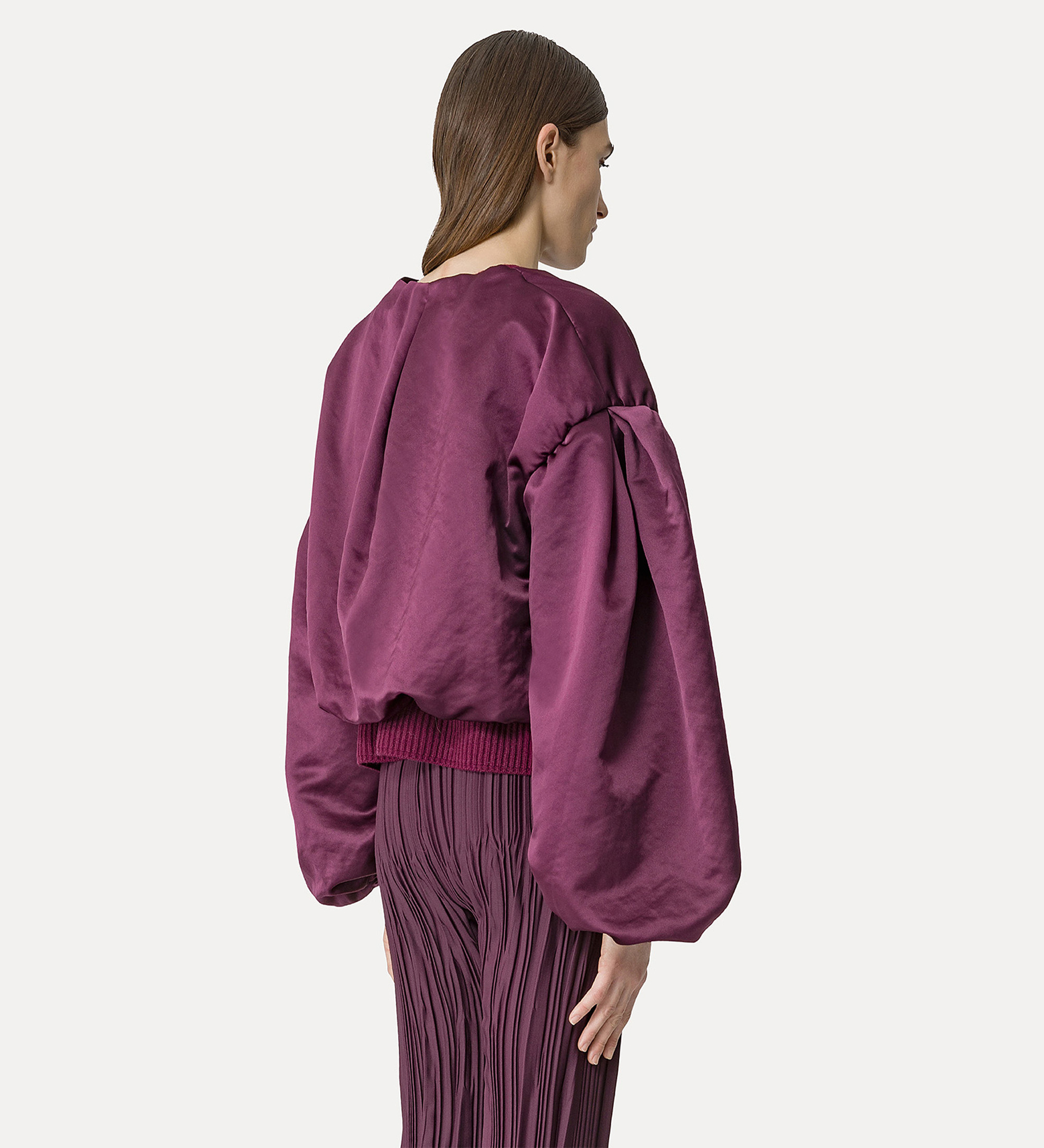 camicia a bolero in contemporary duchesse | forte_forte