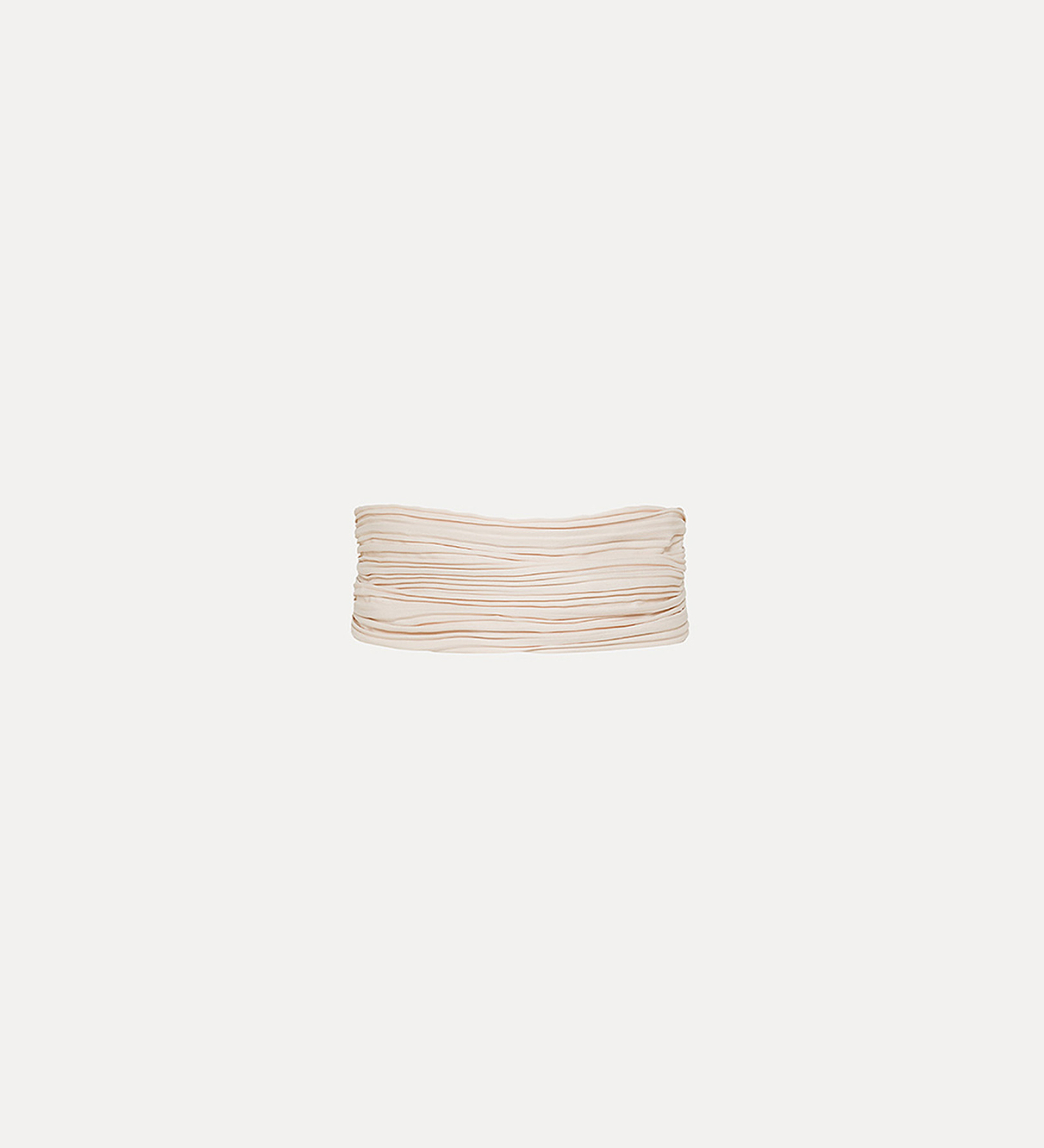 cummerbund in pleated crêpe | forte_forte