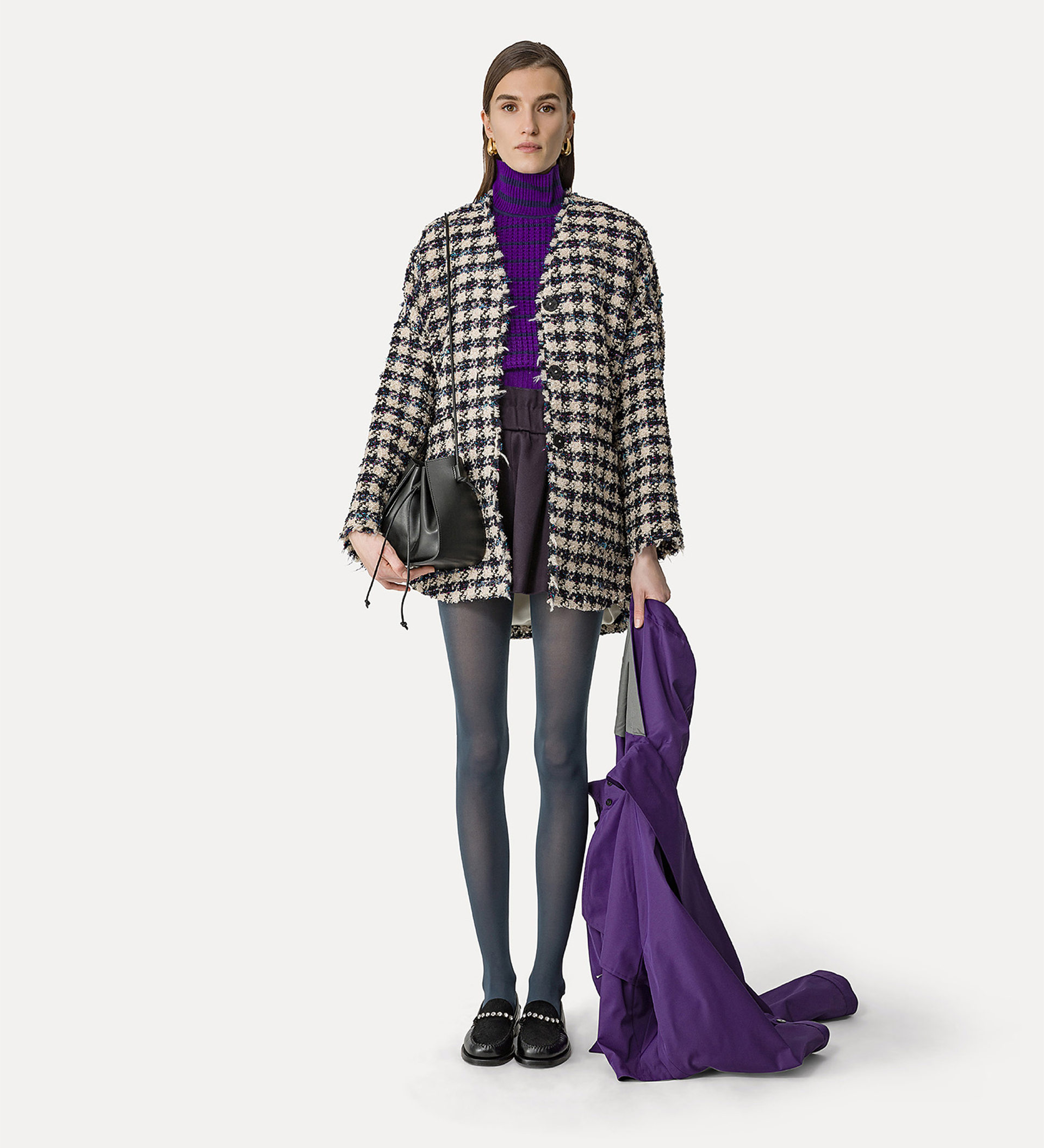 blouson oversize in tweed | forte_forte
