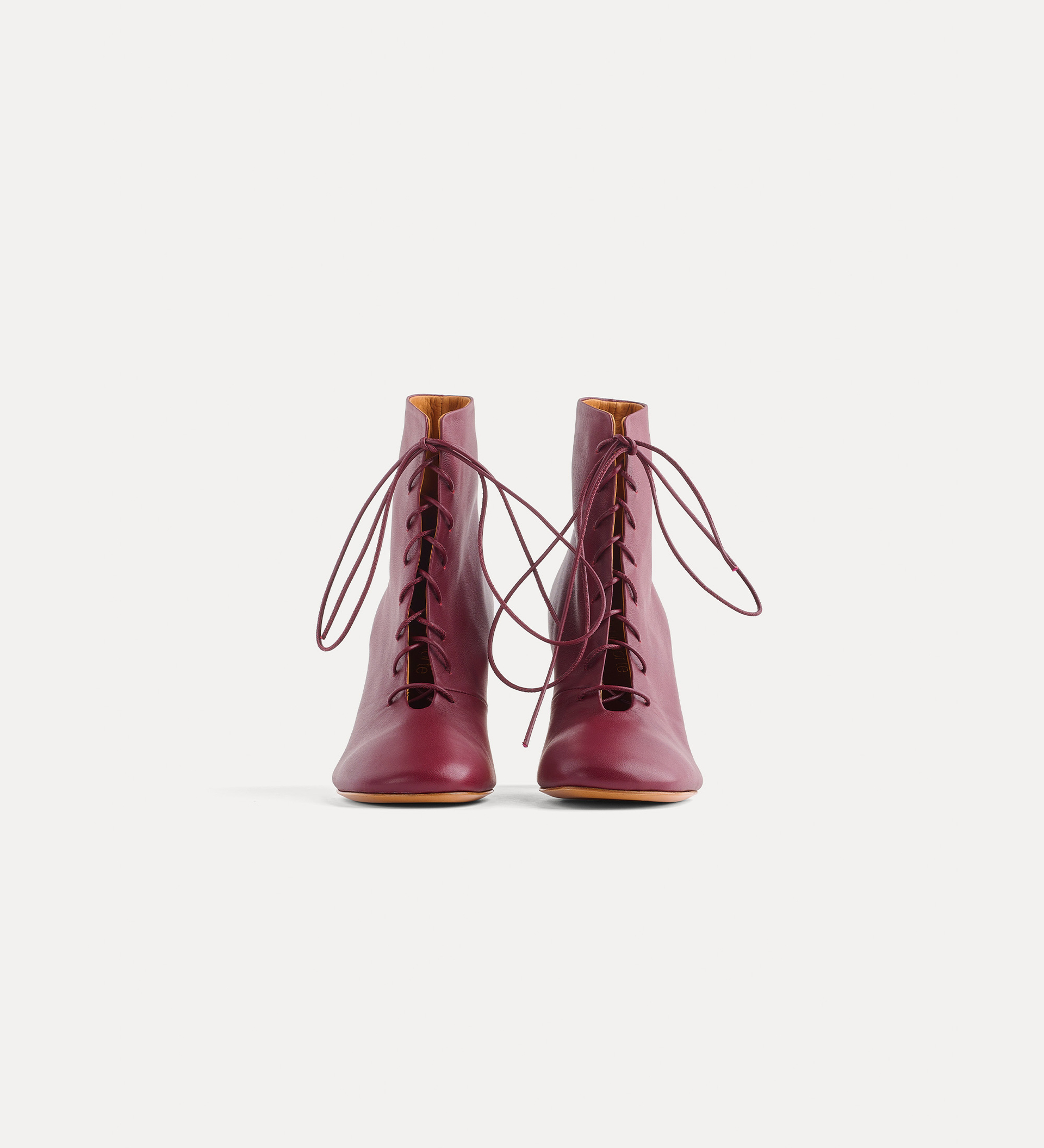 nappa ankle boot with laces | forte_forte