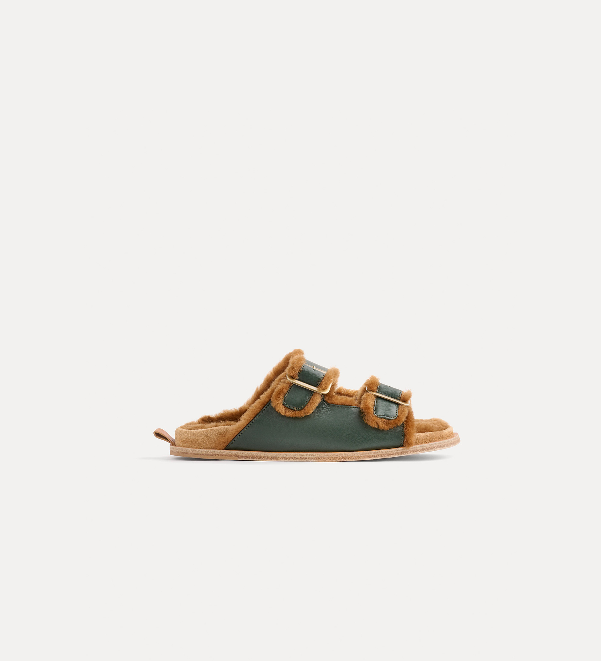 sandalo con fibbie in nappa | forte_forte