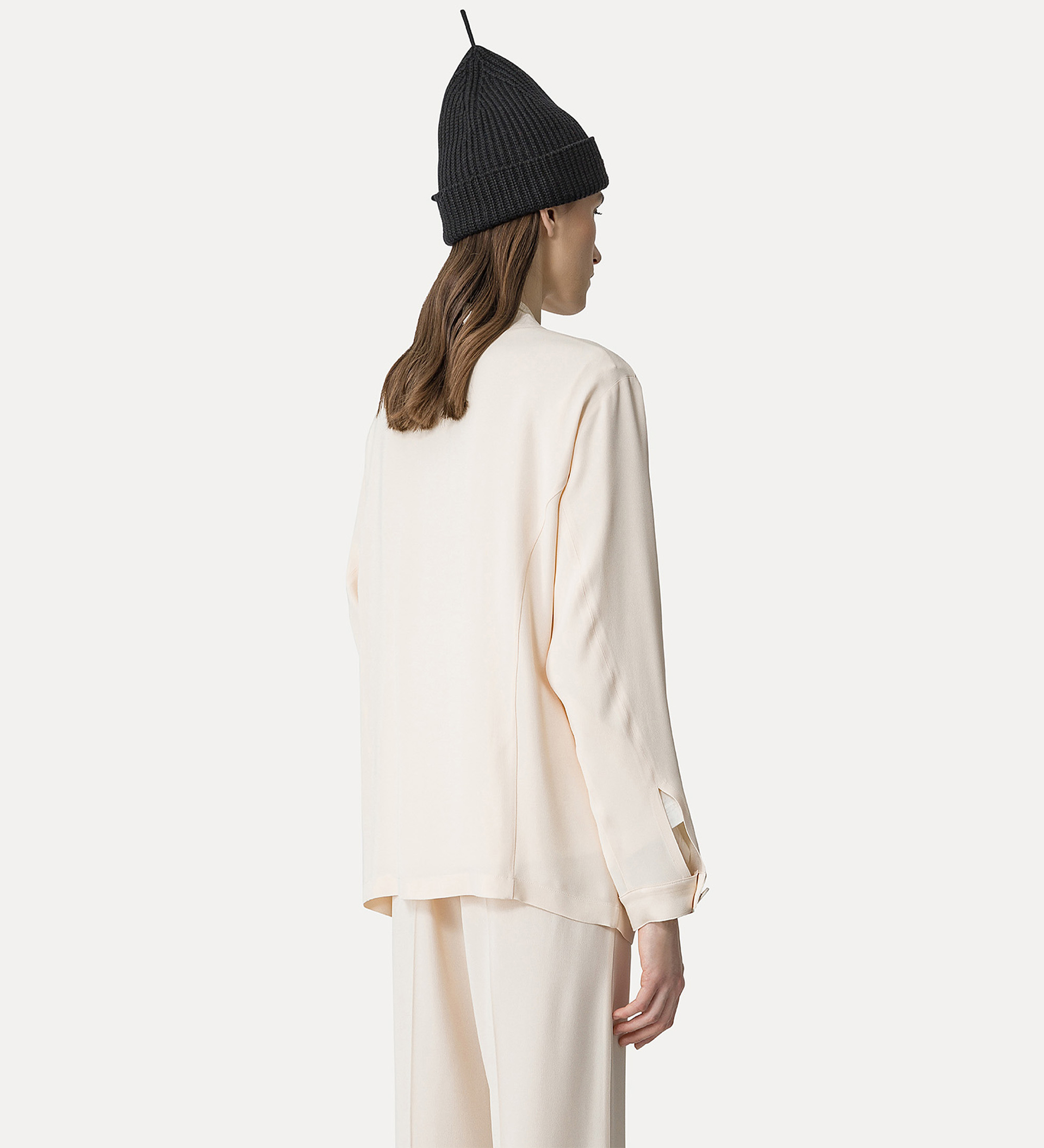 safari jacket in satin envers | forte_forte