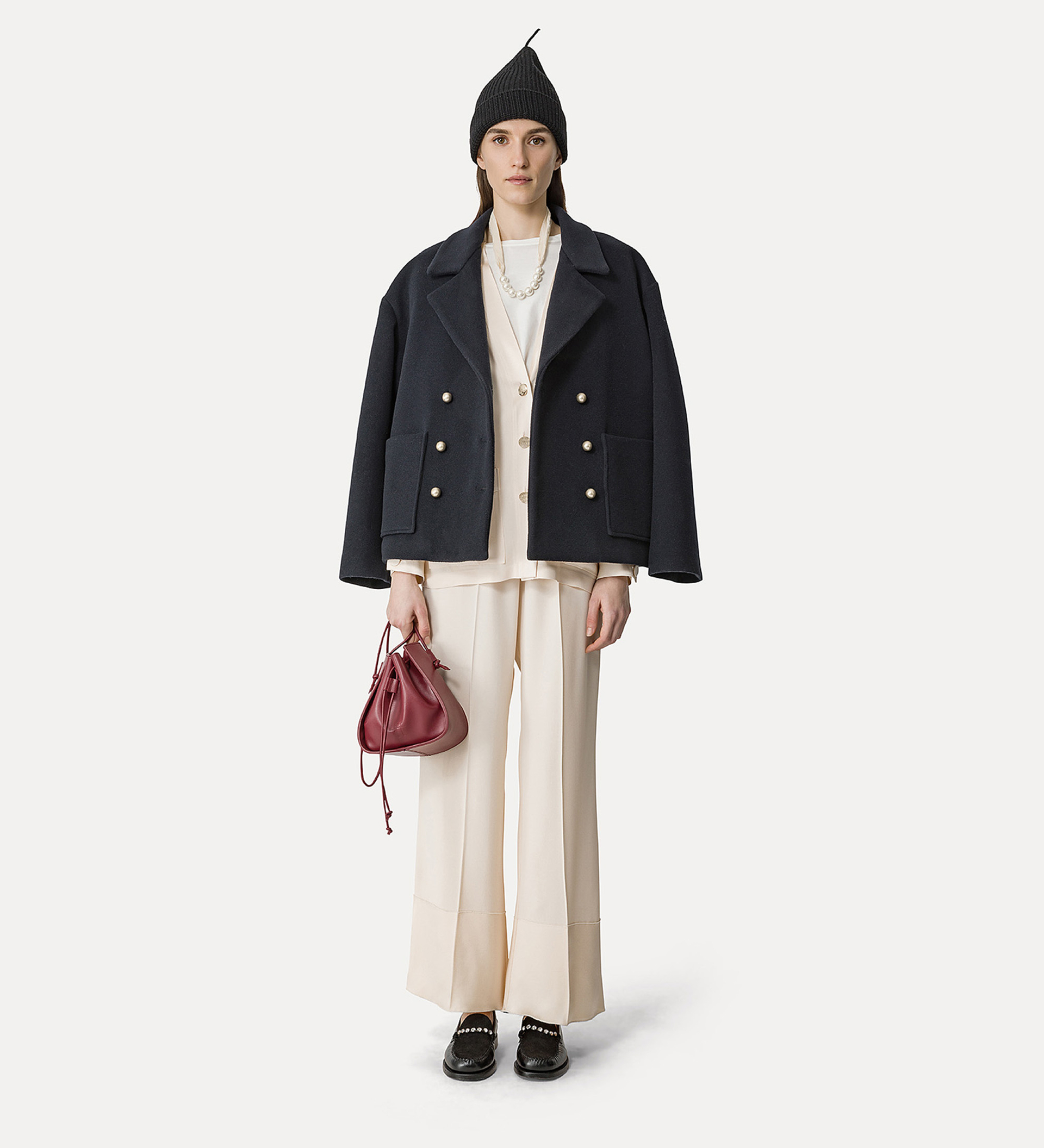 safari jacket in satin envers | forte_forte