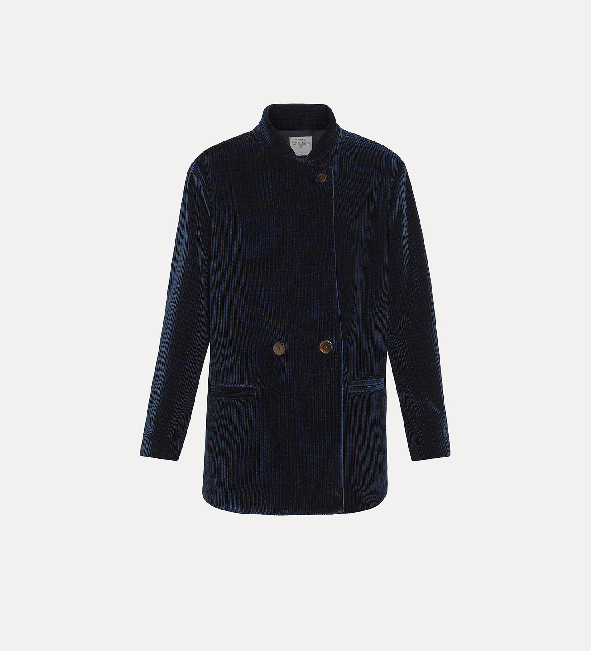 overjacket in corduroy–effect jersey | forte_forte