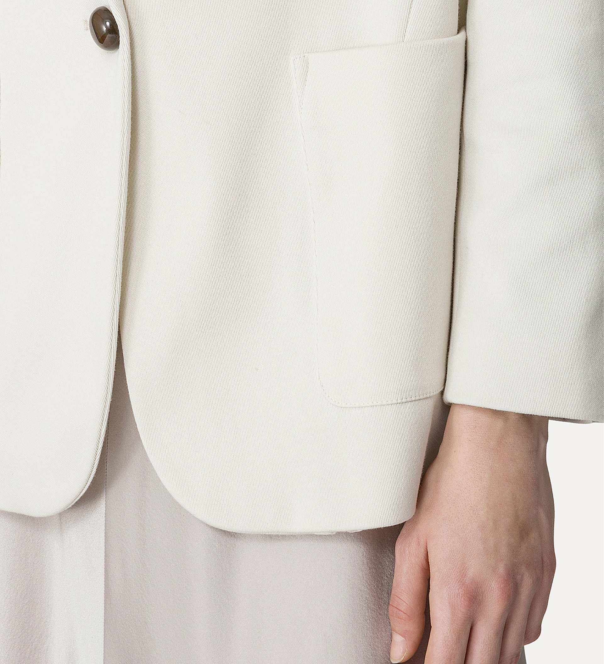 mannish jacket in cotton covert | forte_forte