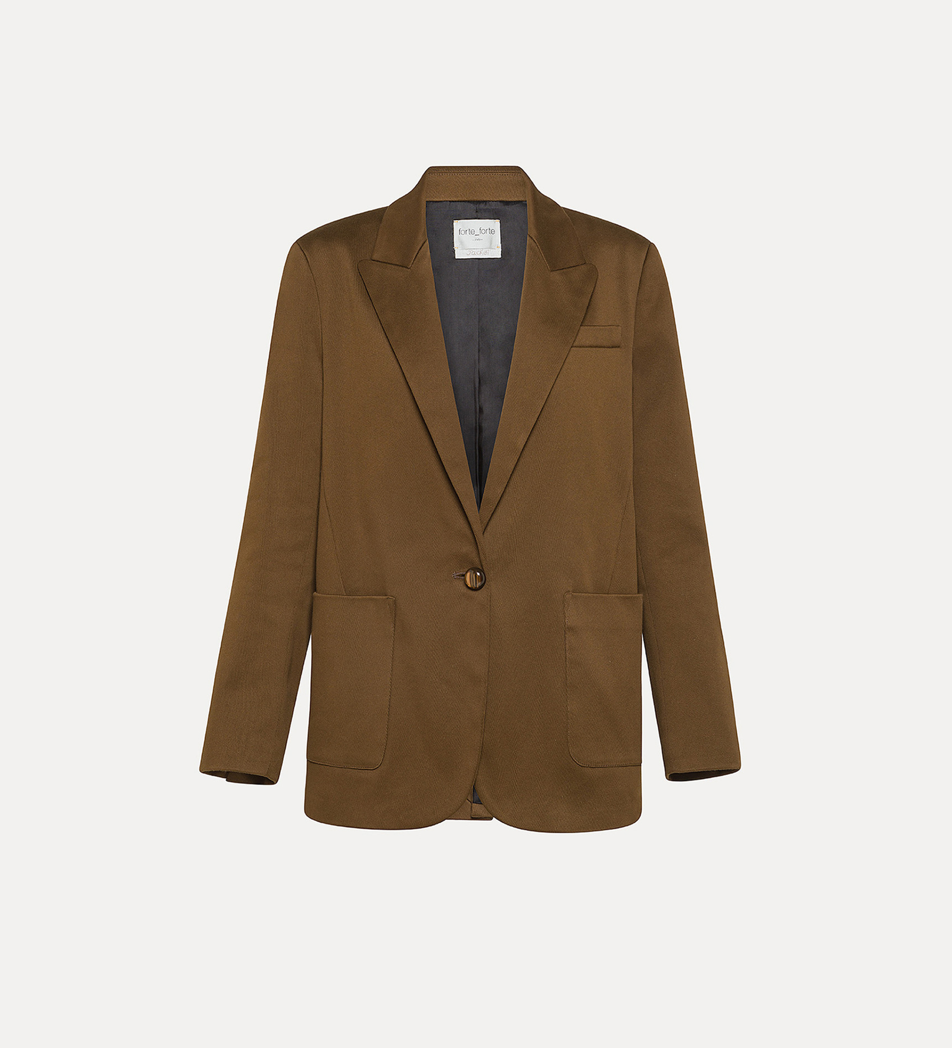mannish jacket in cotton covert | forte_forte