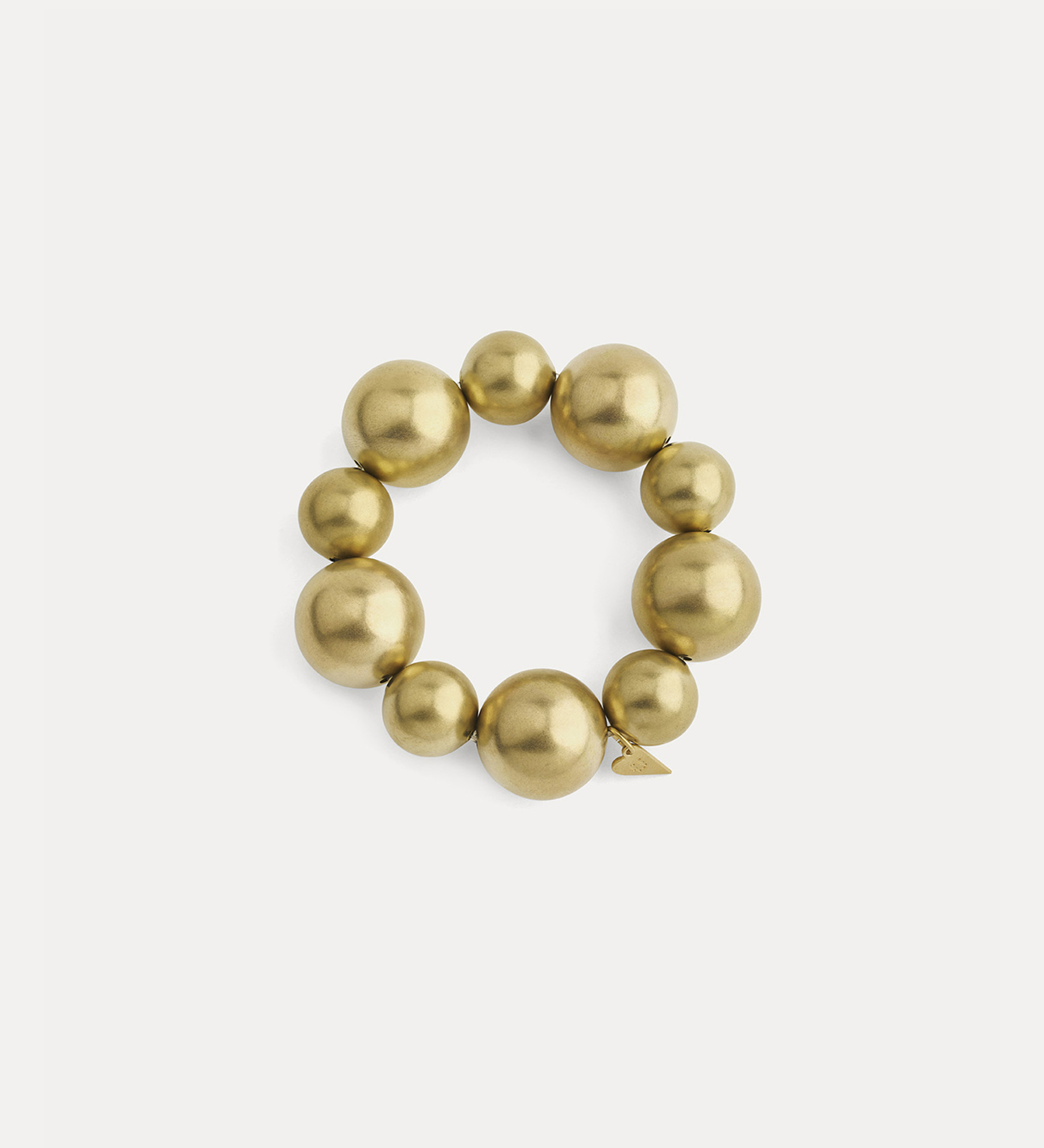 pearl bracelet in brass | forte_forte
