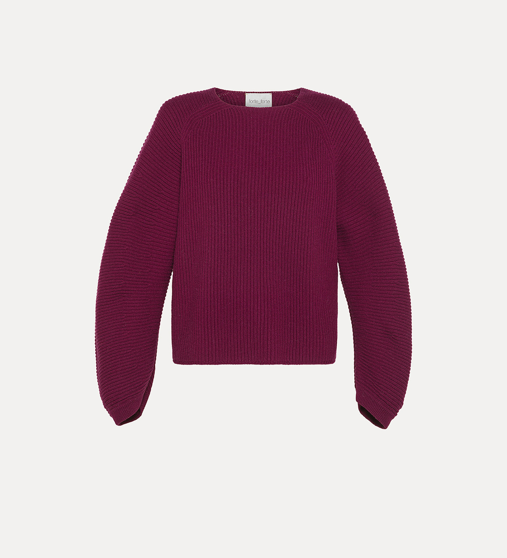 maglia half moon in cashmere e lana | forte_forte