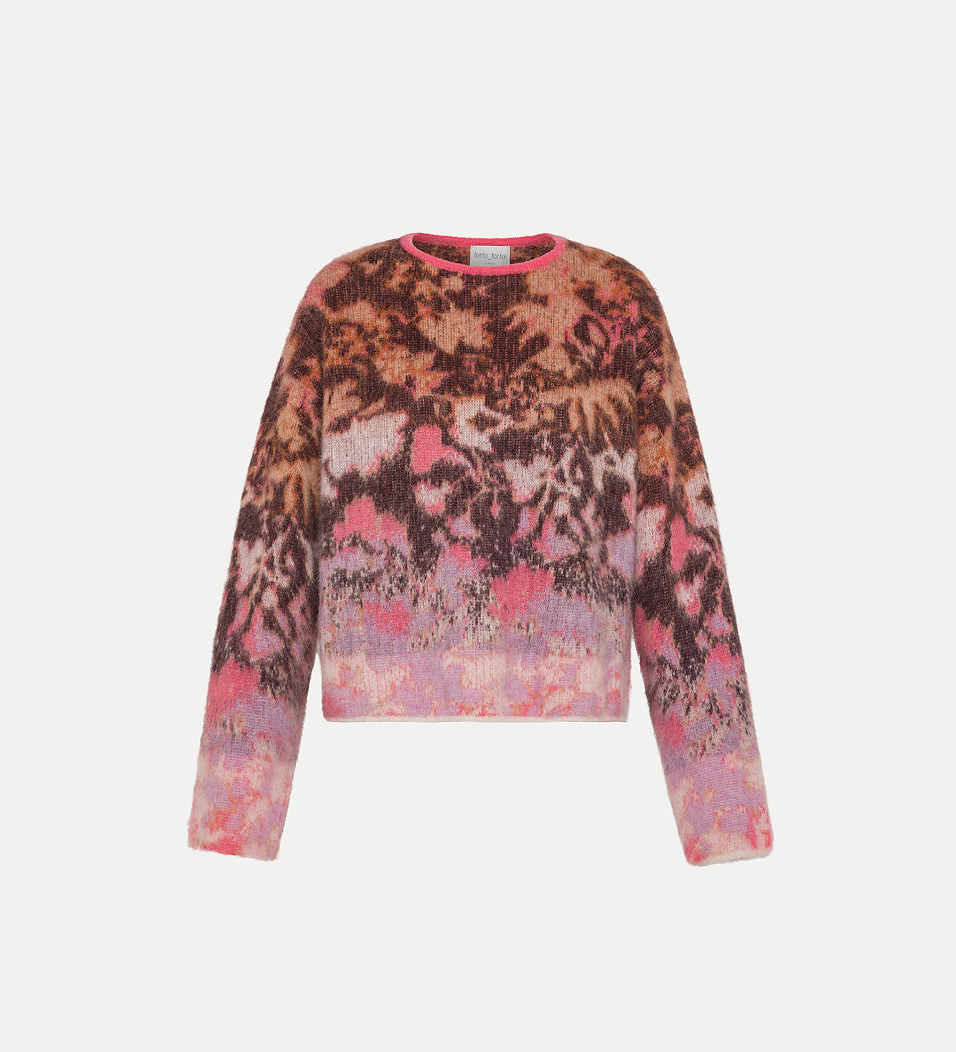 "bloom mist" jacquard knit | forte_forte