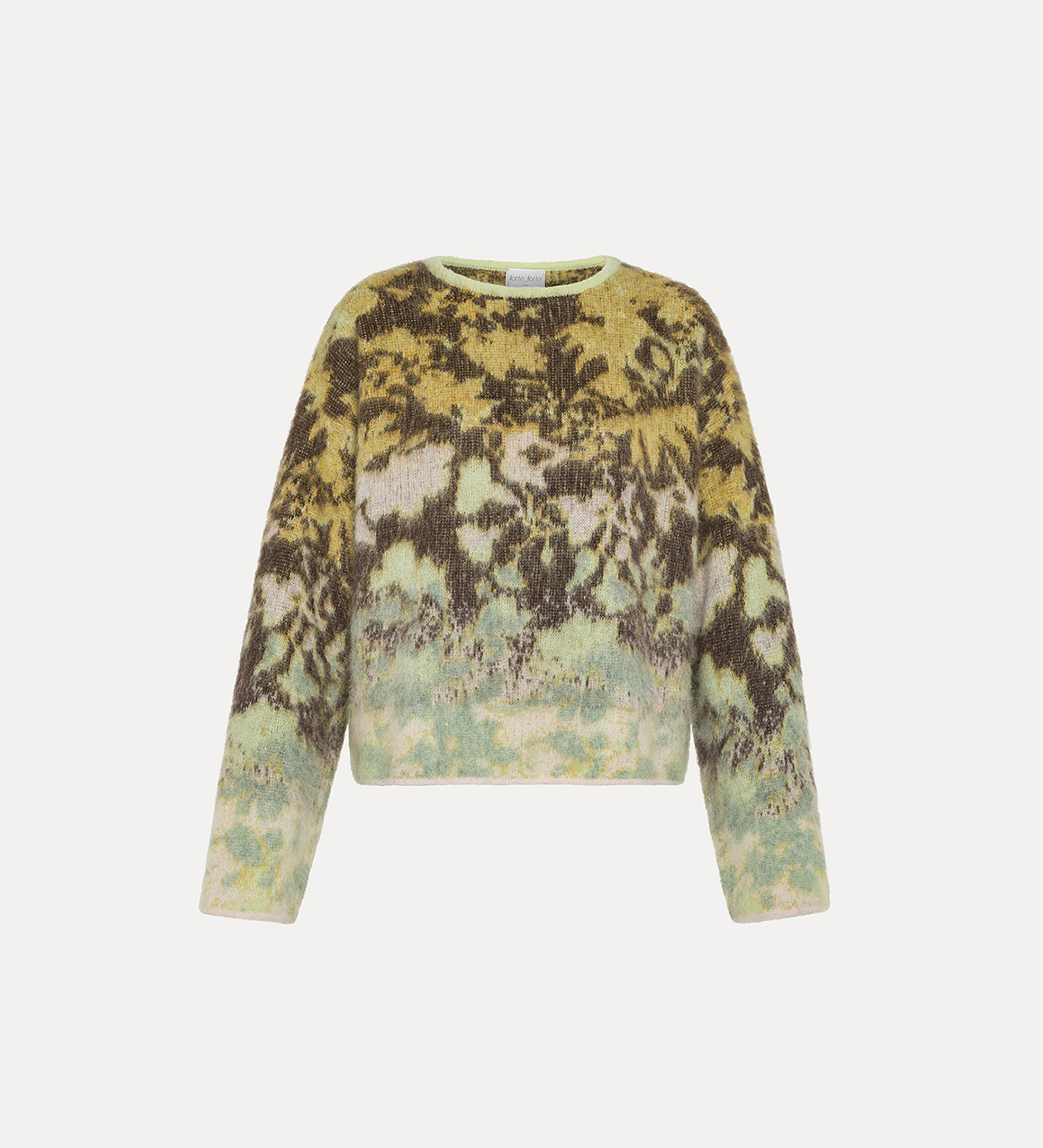 maglia jacquard "bloom mist" | forte_forte