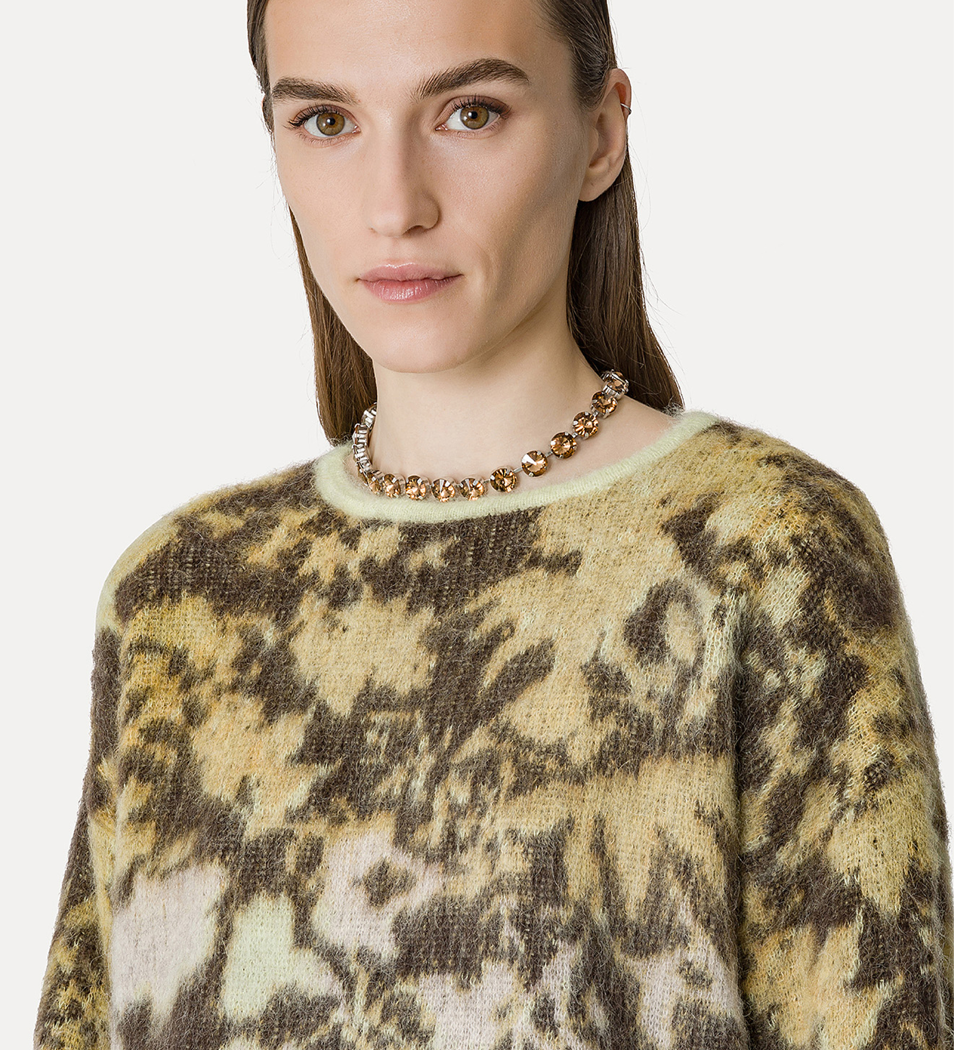 maglia jacquard "bloom mist" | forte_forte