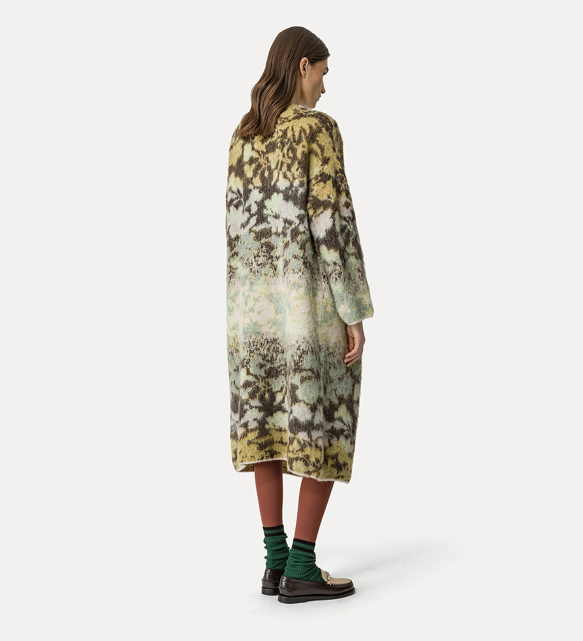 cappotto jacquard "bloom mist" | forte_forte